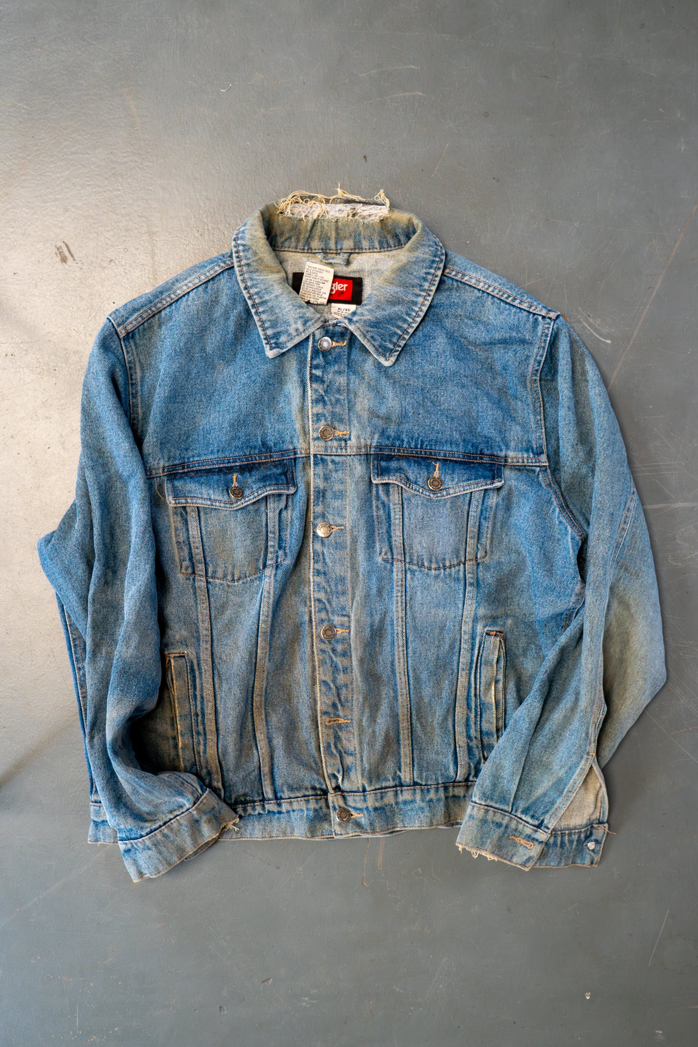 Vintage Wrangler Trucker Denim Jacket W26 L27 | Blue 80s/90s 