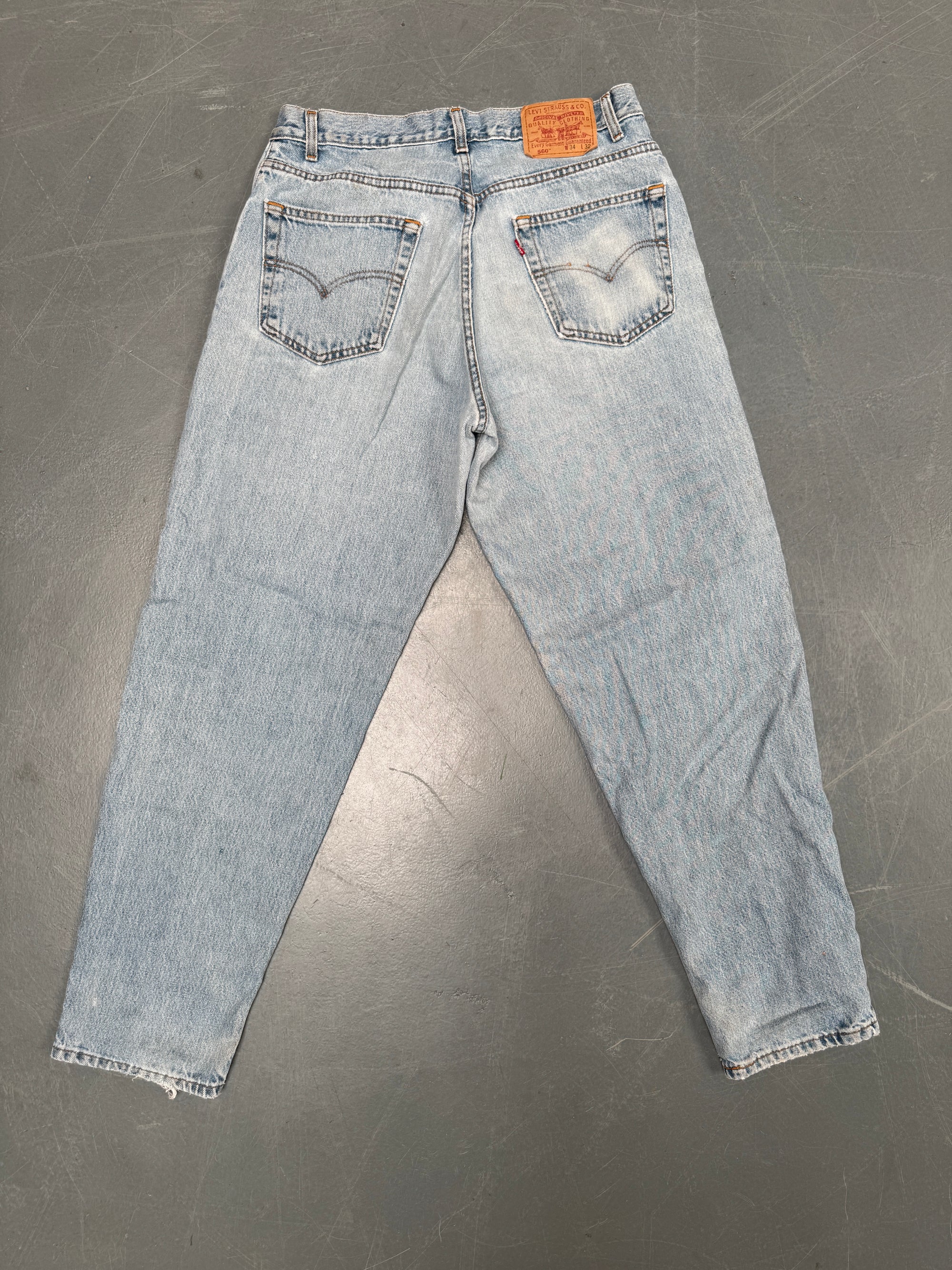 Levis 560 Comfort Fit Vintage Jean 90s - W 32 L 31 - B39