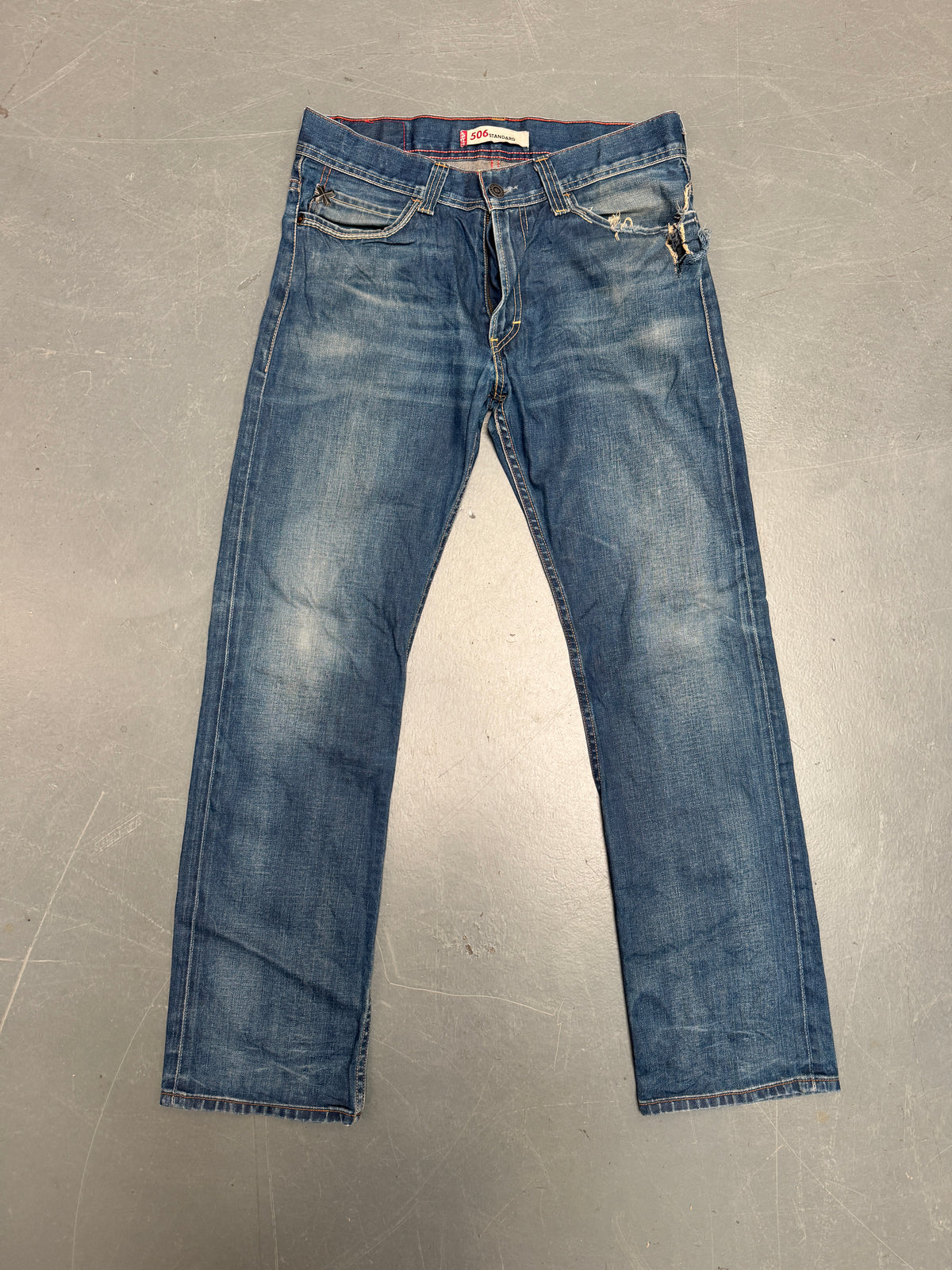 Levis 506 Standard Fit Vintage Jean Y2K - W 33 L 34 - BU312