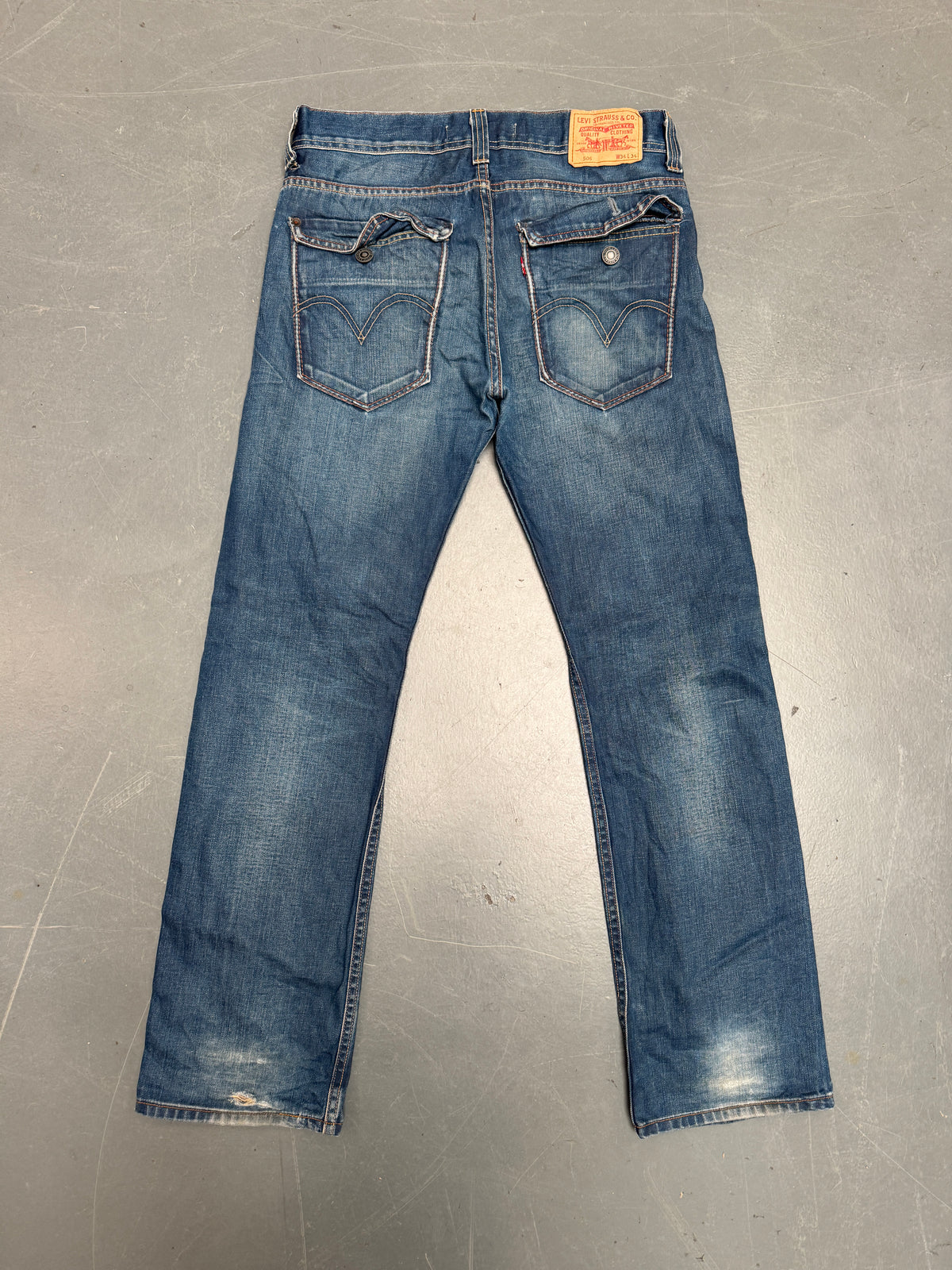 Levis 506 Standard Fit Vintage Jean Y2K - W 33 L 34 - BU312