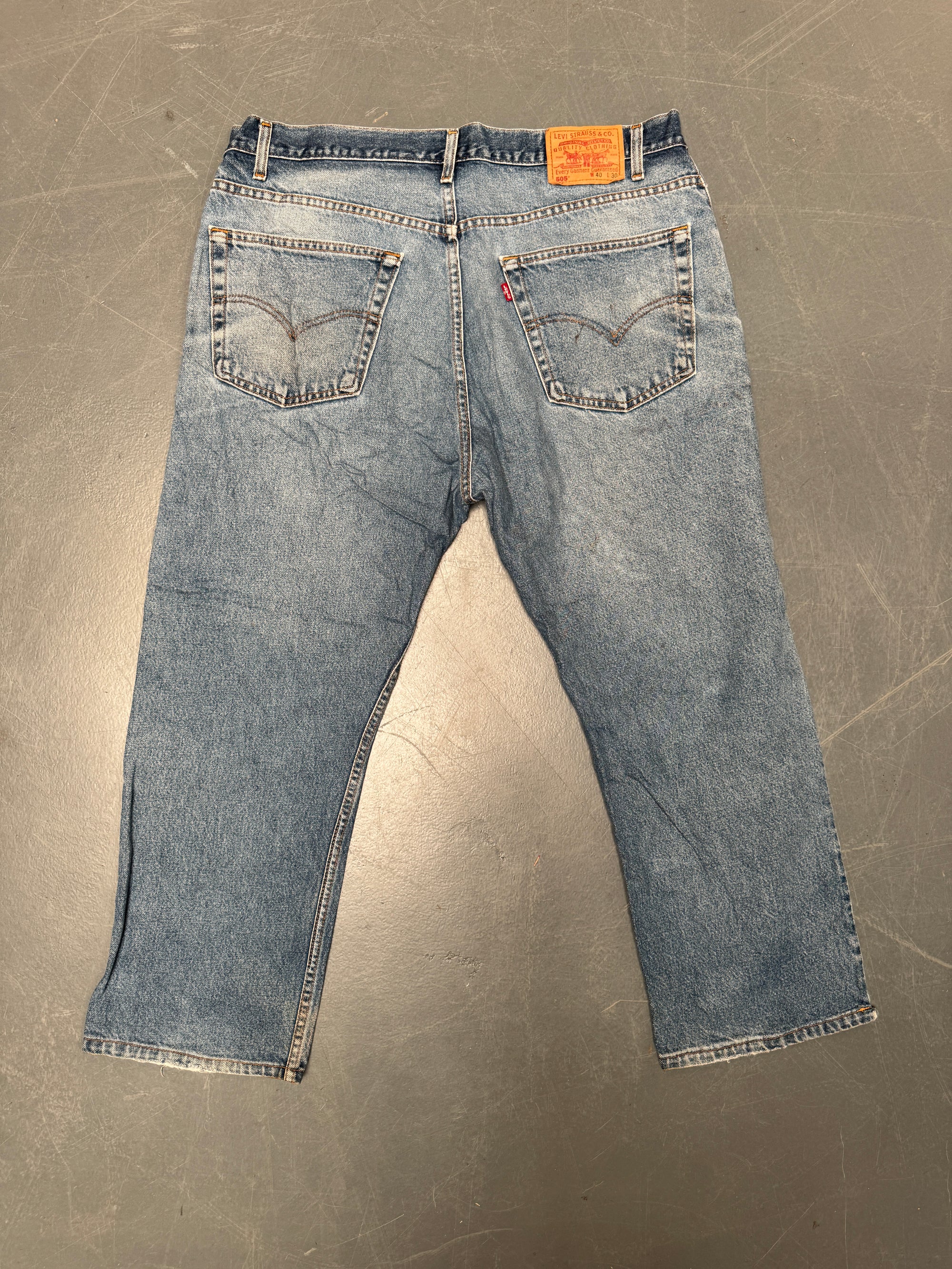 Levis 505 Regular Fit Vintage Jean 90s - W 38 L 26 - C46