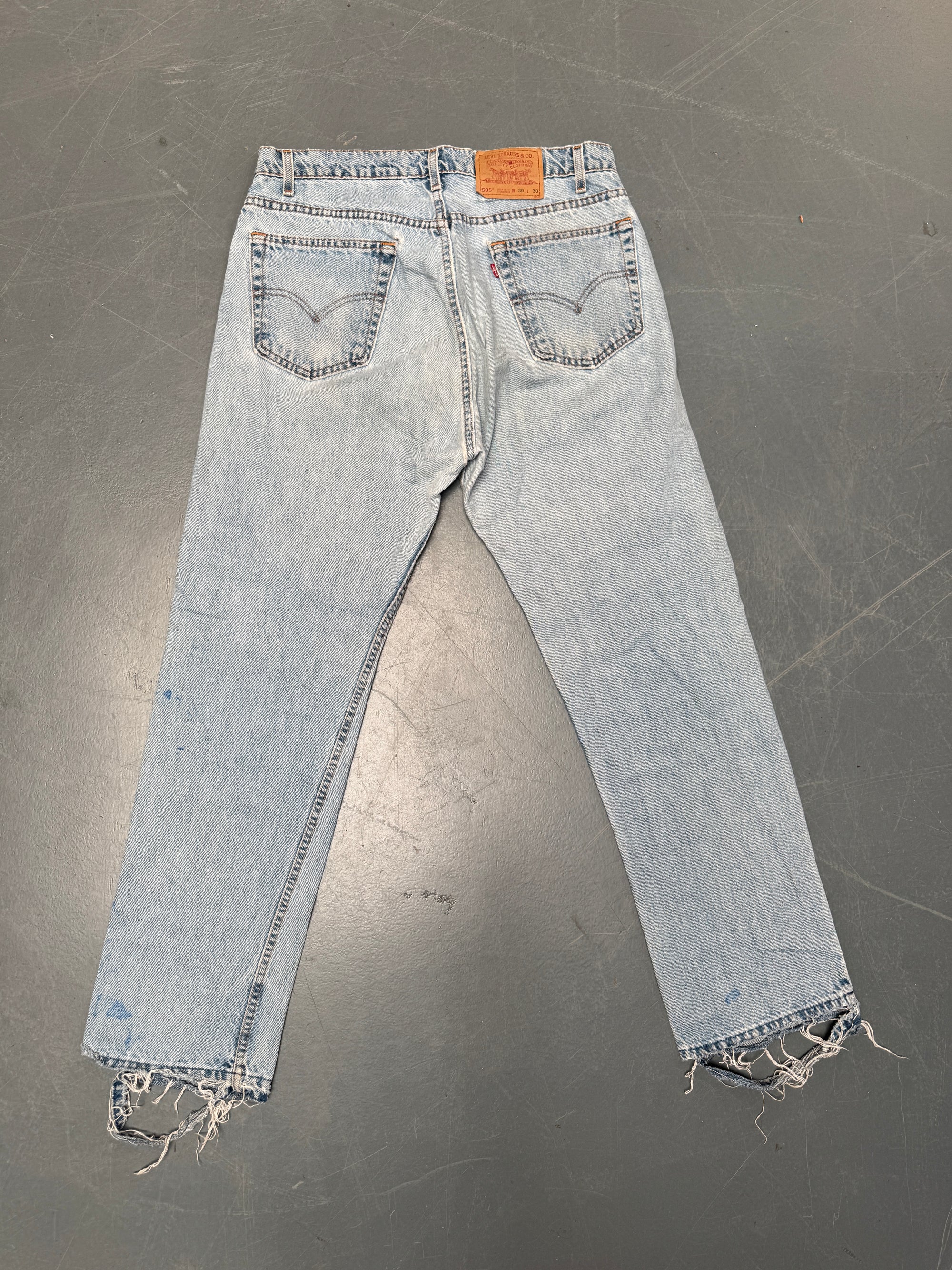Levis 505 Regular Fit Vintage Jean 90s - W 34 L 30 - C144