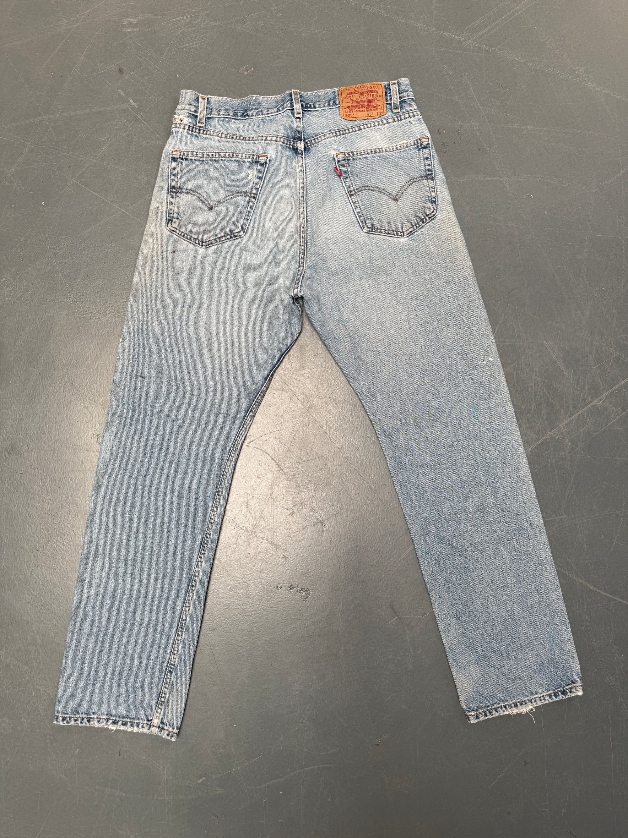 Levis 505 Regular Fit Vintage Jean 90s - W 33 L 31 - C148