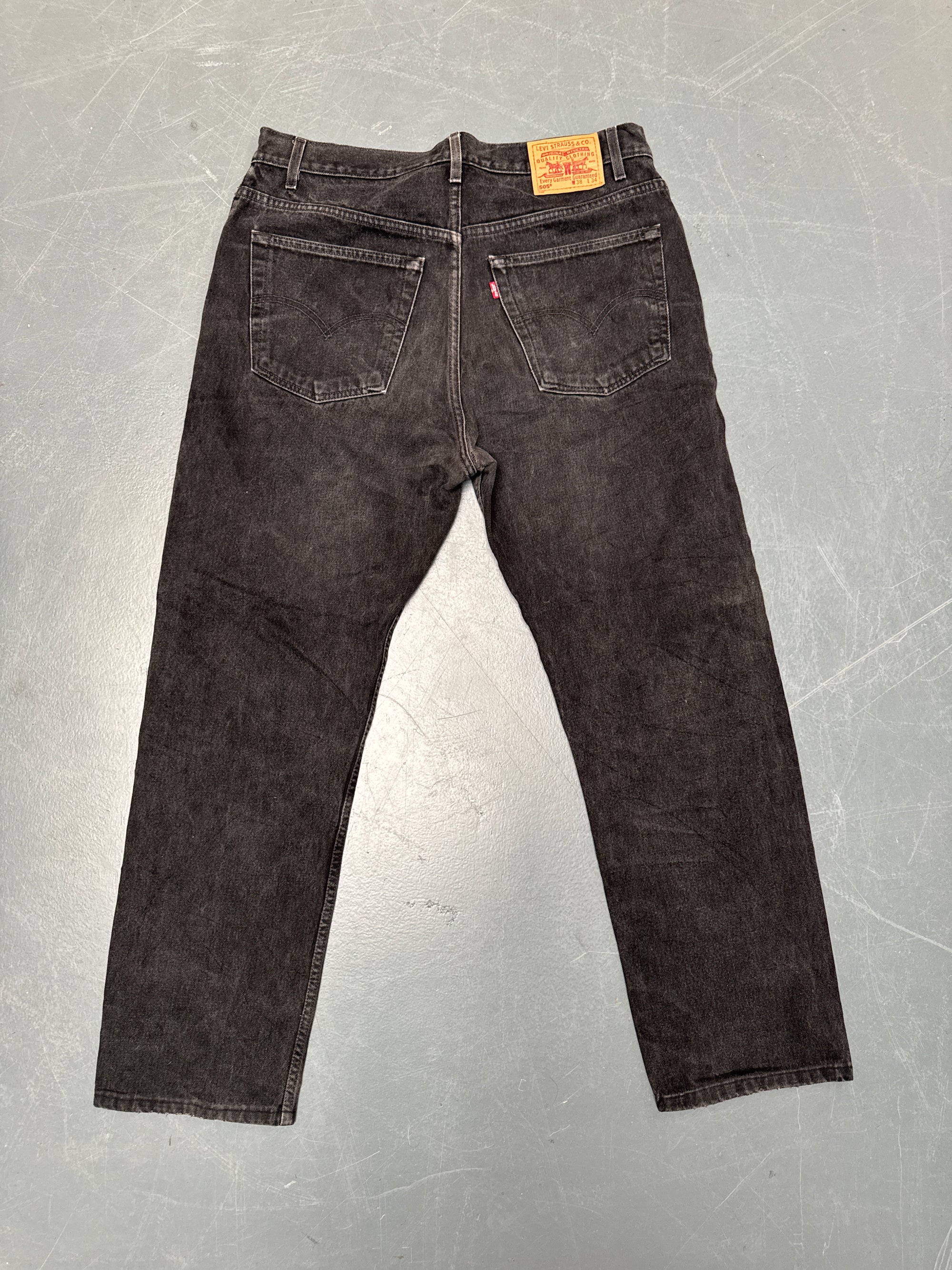 Levis 505 Regular Fit Vintage Jean 90s - W 36 L 30 - C228