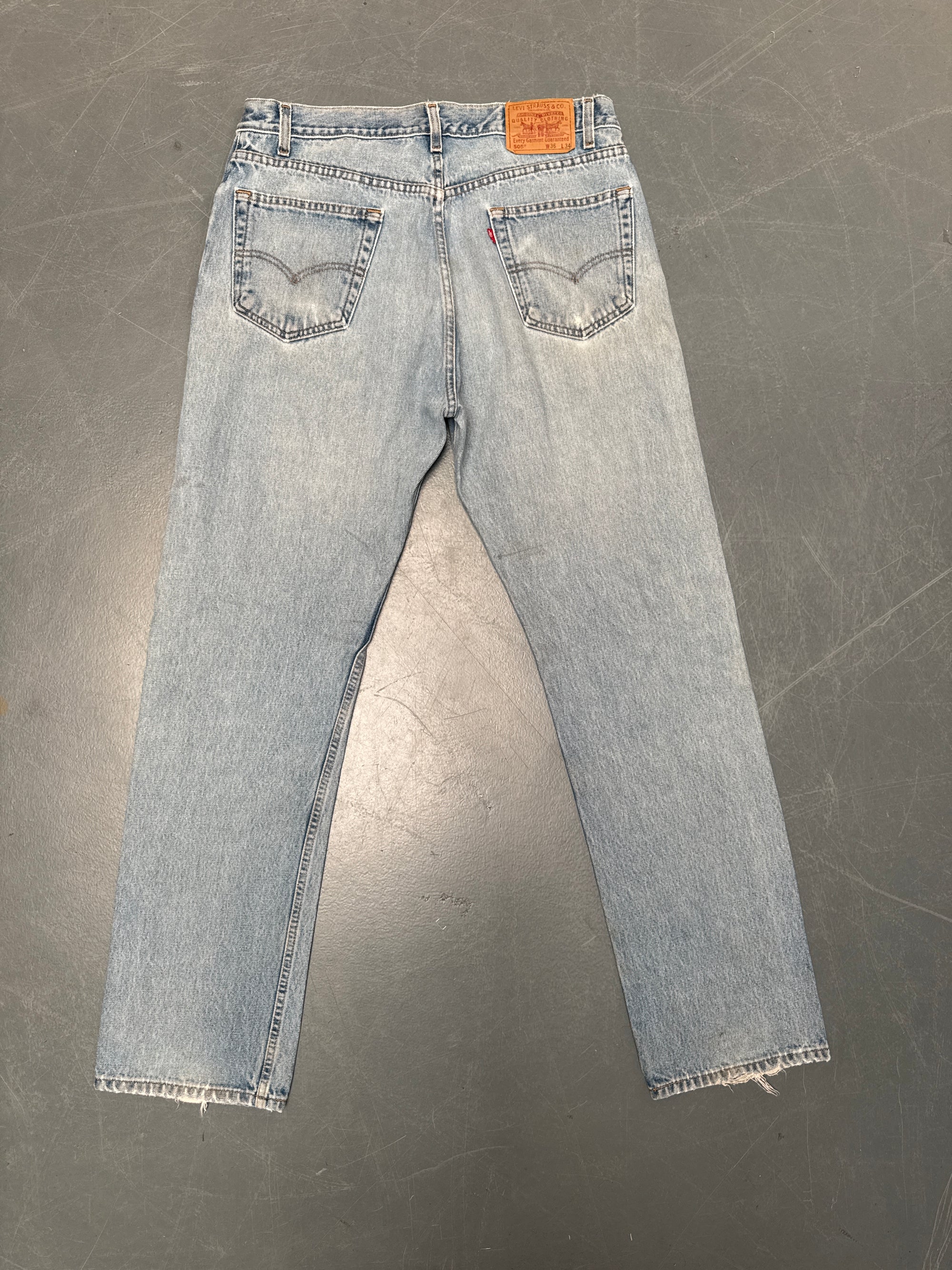 Levis 505 Regular Fit Vintage Jean 90s - W 34 L 34 - C249