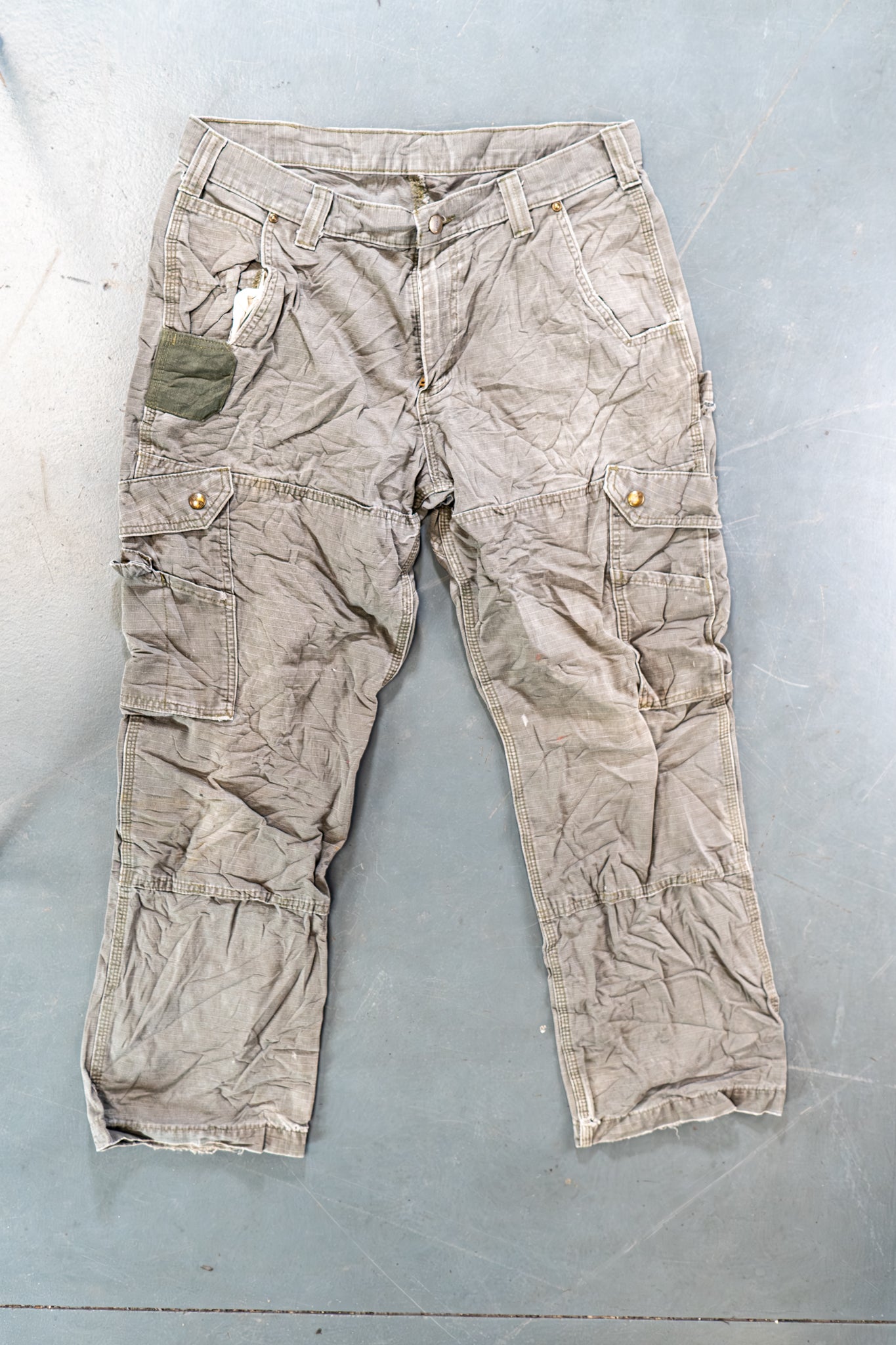 True Vintage Carhartt Carpenter Trousers – Green, w32,L28 Regular (1990s)
