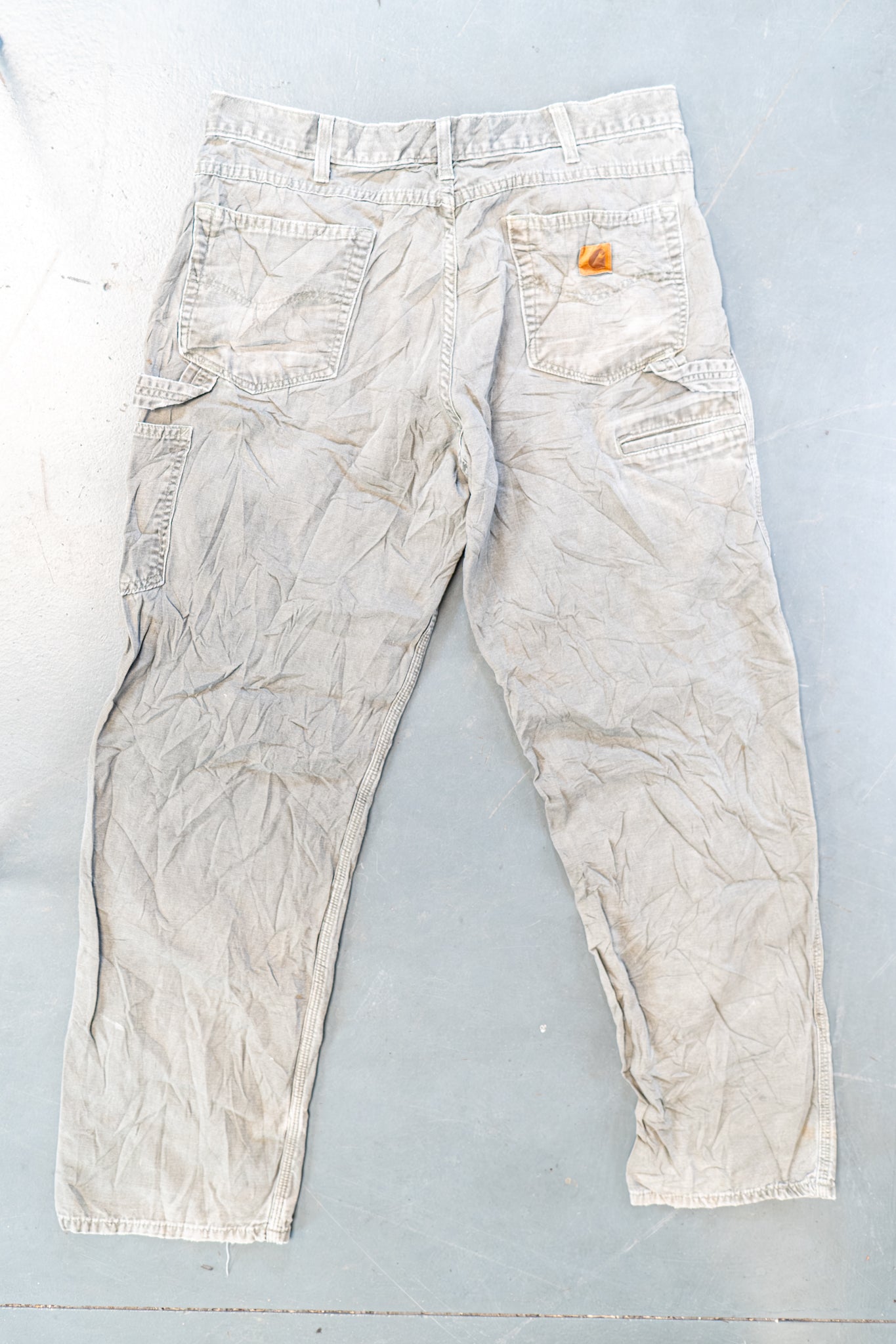 True Vintage Carhartt Carpenter Trousers – Green, w34,L32 Regular (1990s)