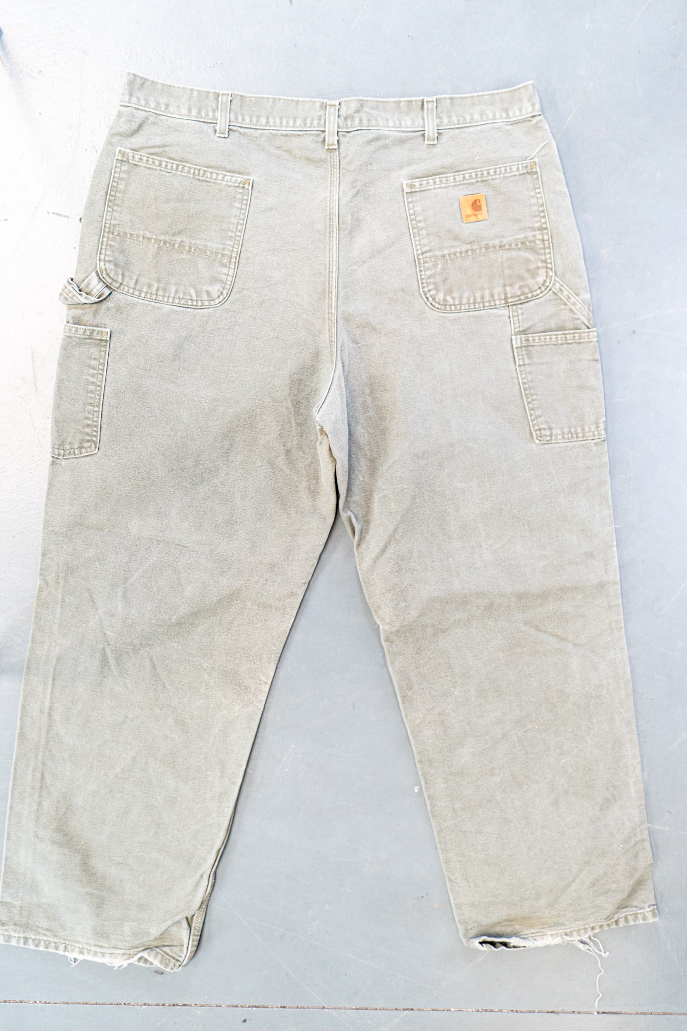 True Vintage Carhartt Carpenter Trousers – Green, w40,L31 Regular (1990s)