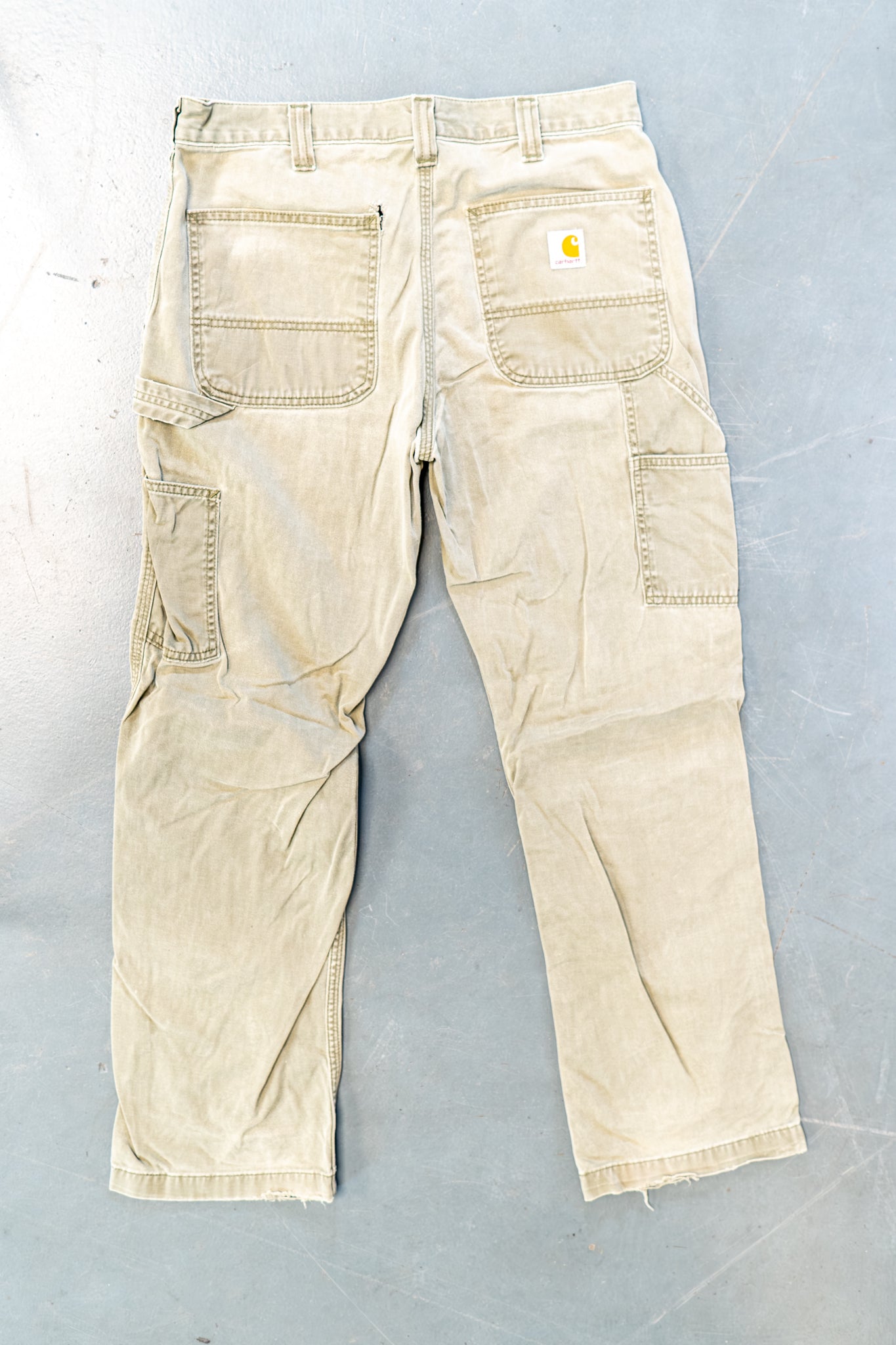 True Vintage Carhartt Carpenter Trousers – Green, w32,L29 Regular (1990s)
