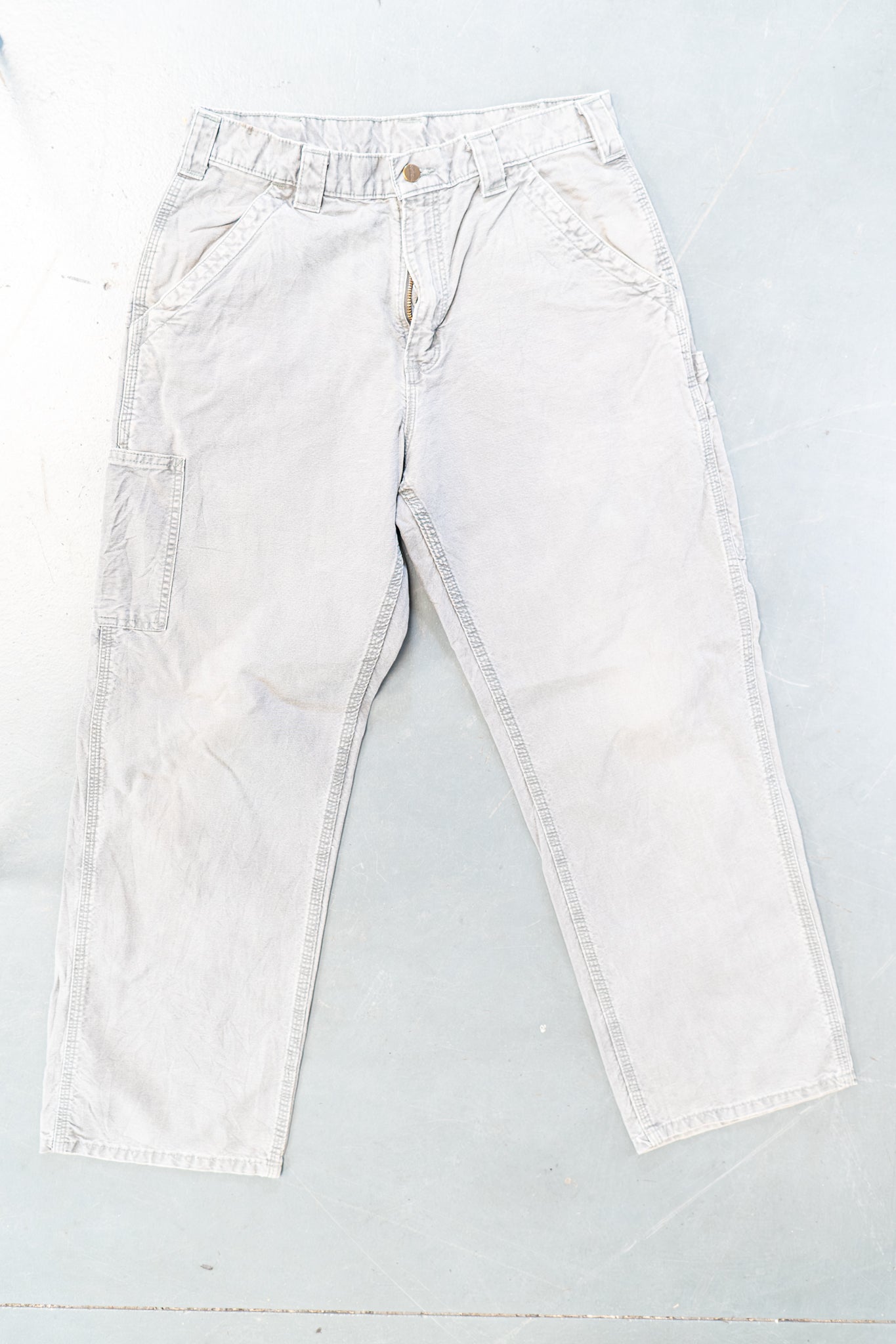 True Vintage Carhartt Carpenter Trousers – Green, w31,L29 Regular (1990s)