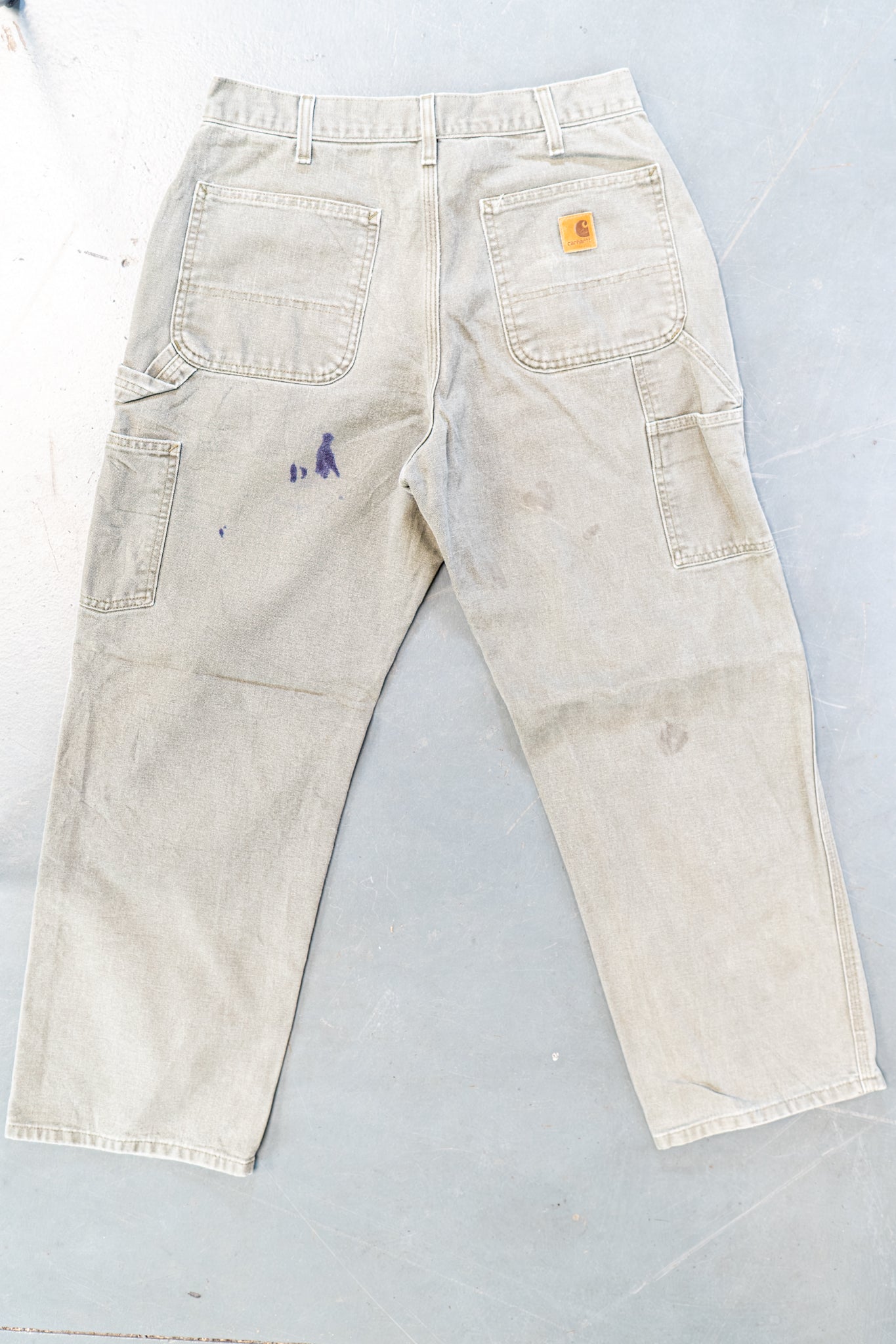 True Vintage Carhartt Carpenter Trousers – Green, w30,L28 Regular (1990s)