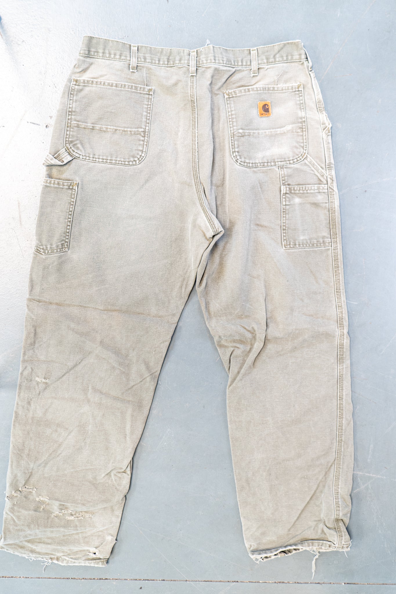 True Vintage Carhartt Carpenter Trousers – Green, w36,L33 Regular (1990s)