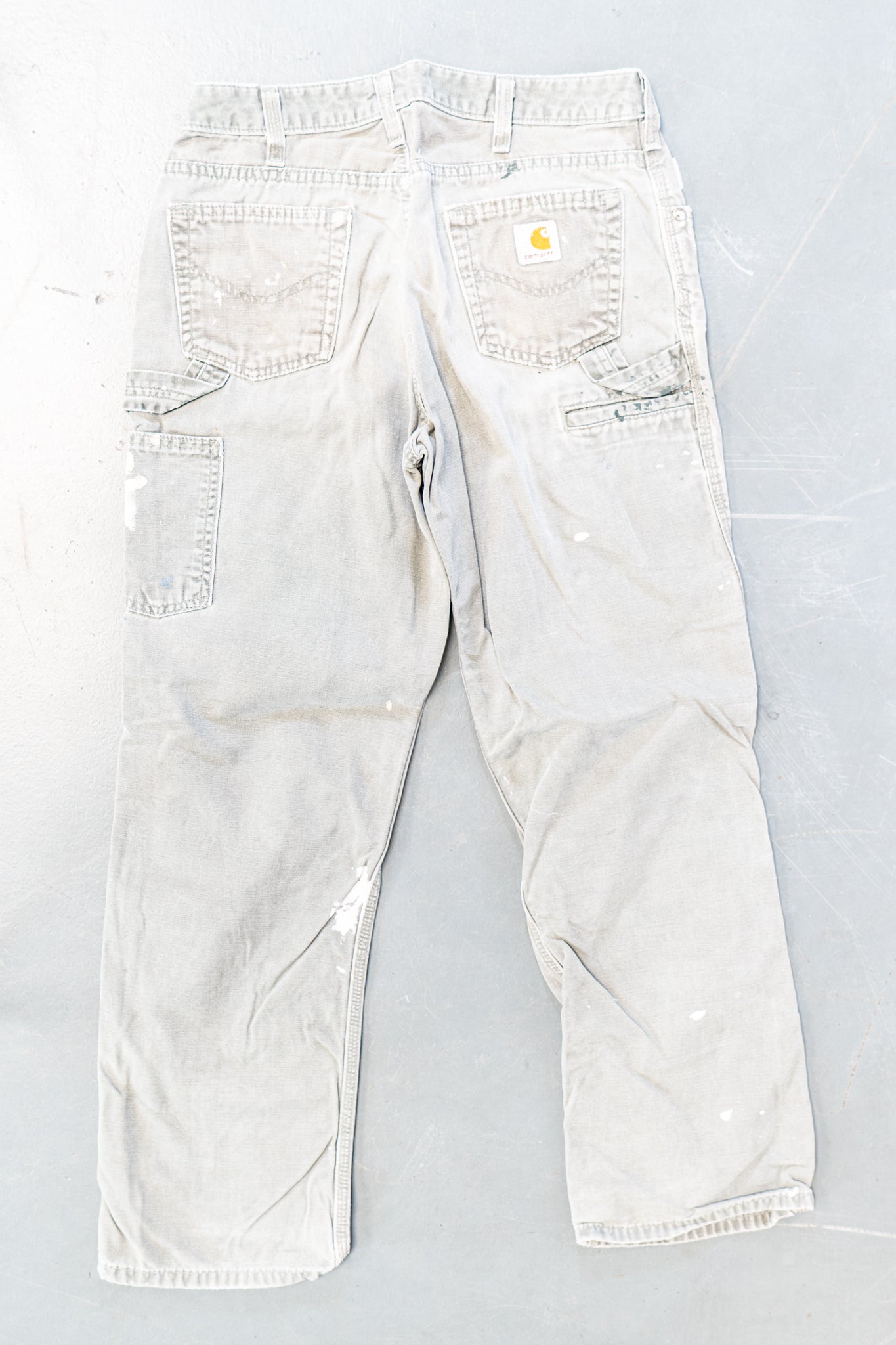 True Vintage Carhartt Carpenter Trousers – Green, w27,L27 Regular (1990s)