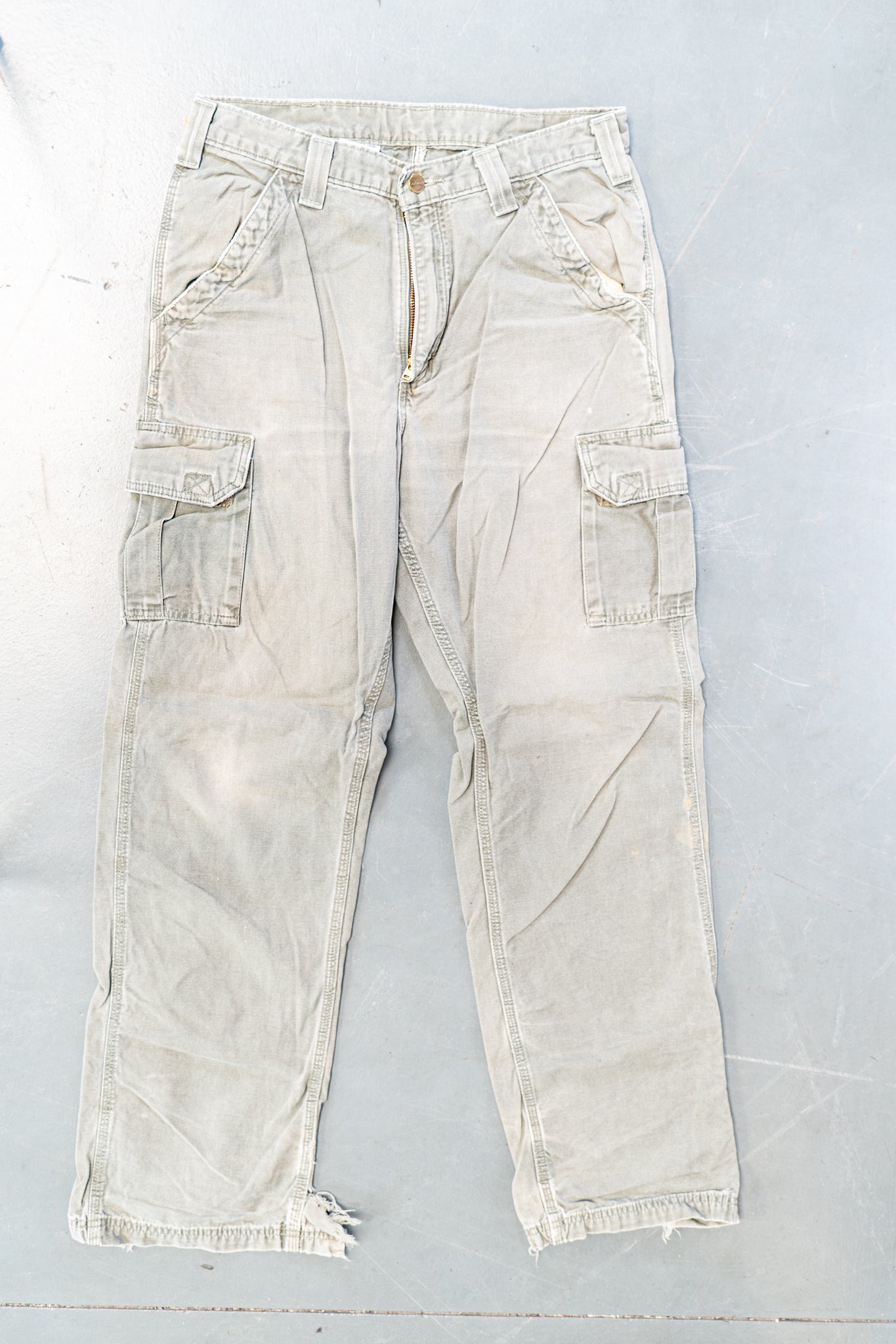 True Vintage Carhartt Carpenter Trousers – Green, w31,L32 Regular (1990s)