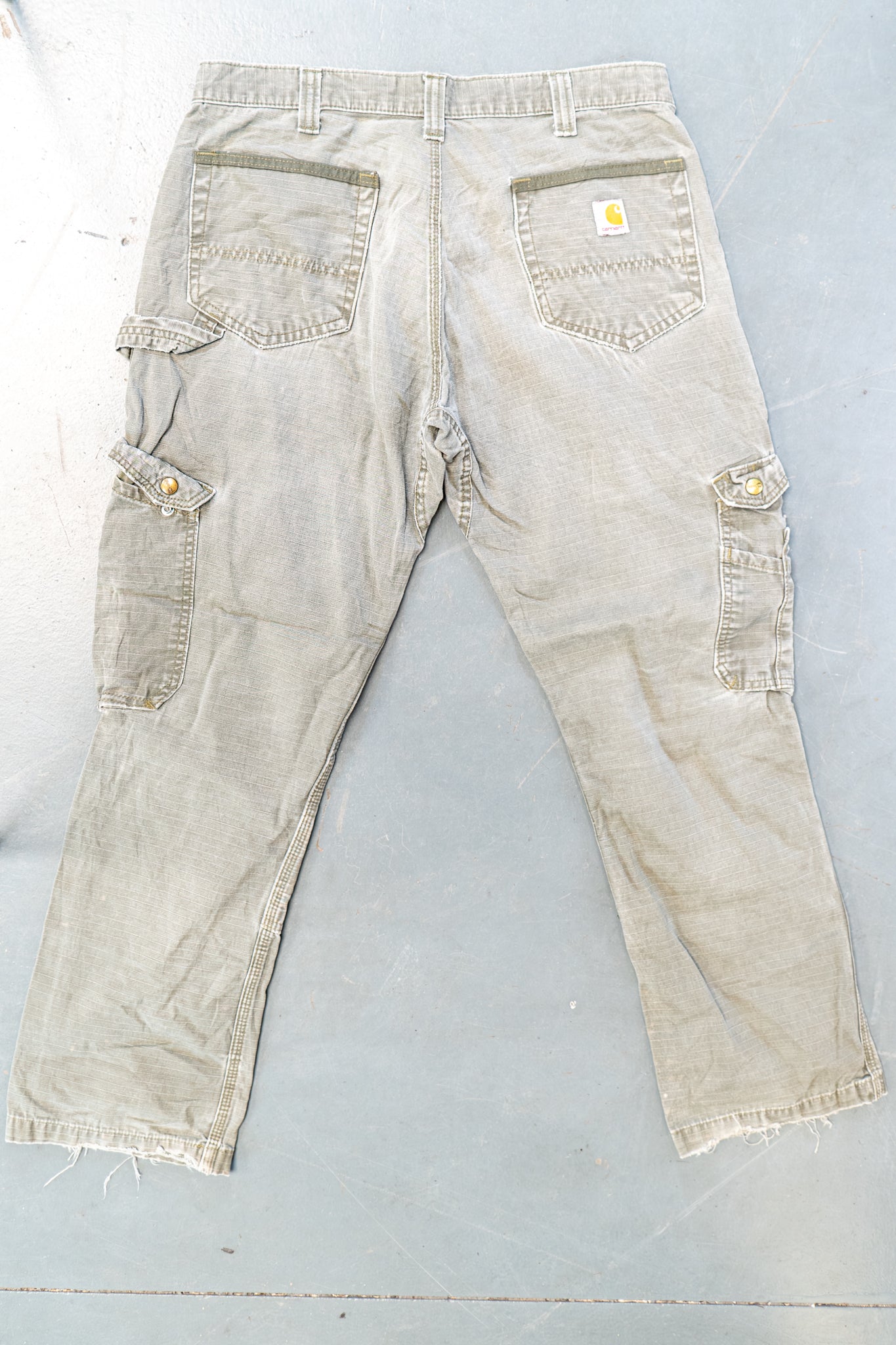 True Vintage Carhartt Carpenter Trousers – Green, w34,L30 Regular (1990s)