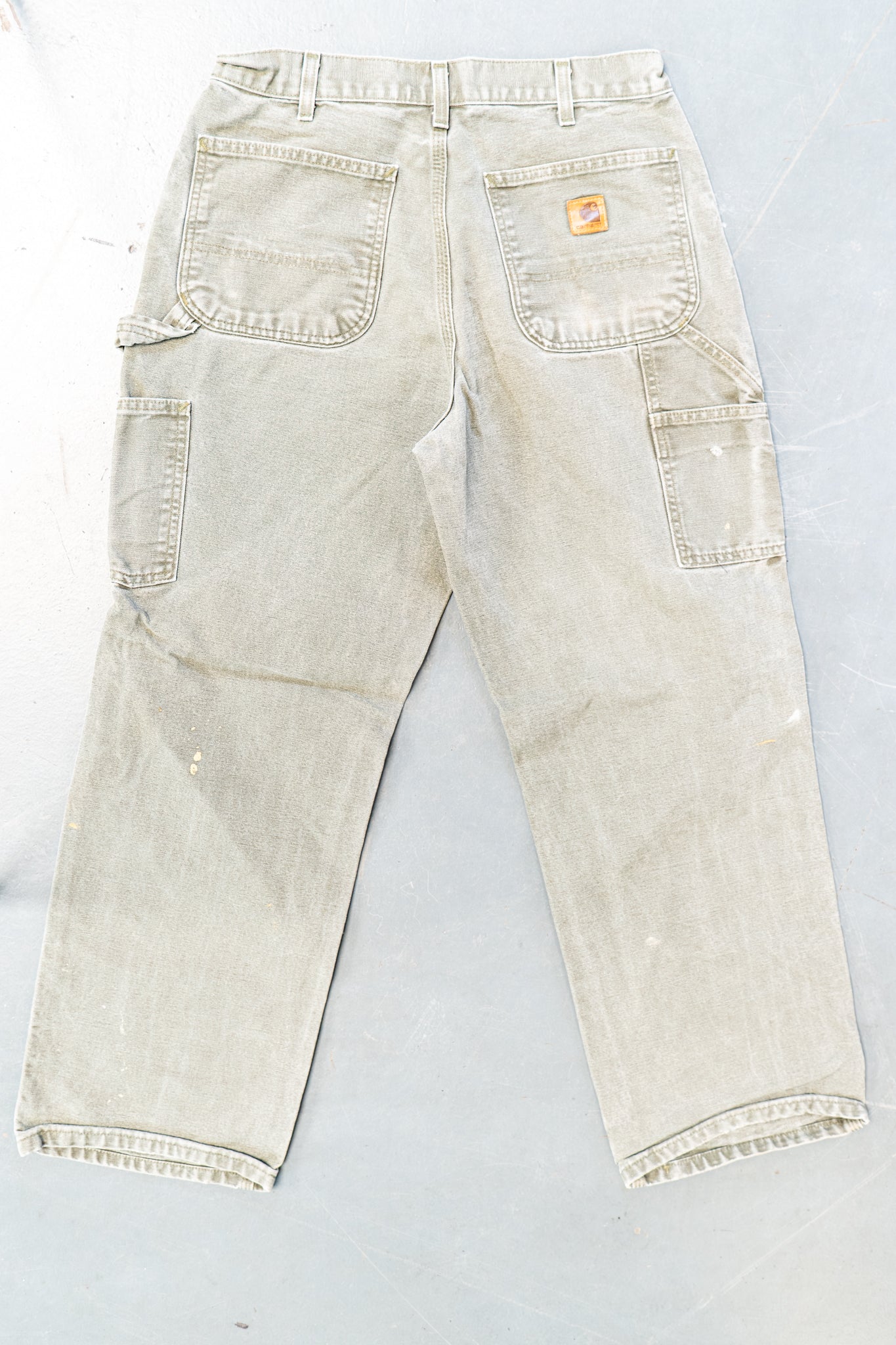 True Vintage Carhartt Carpenter Trousers – Green, w29,L28 Regular (1990s)