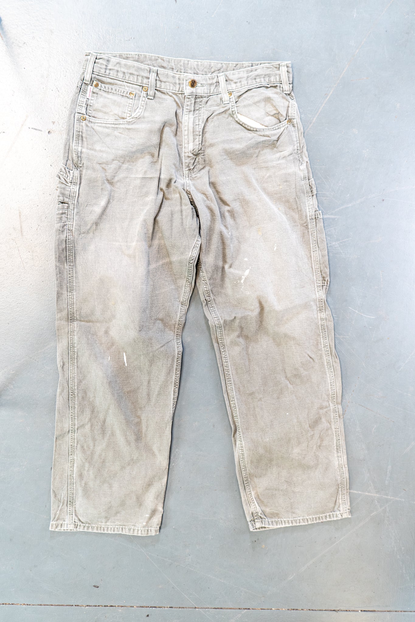 True Vintage Carhartt Carpenter Trousers – Green, w32,L29 Regular (1990s)