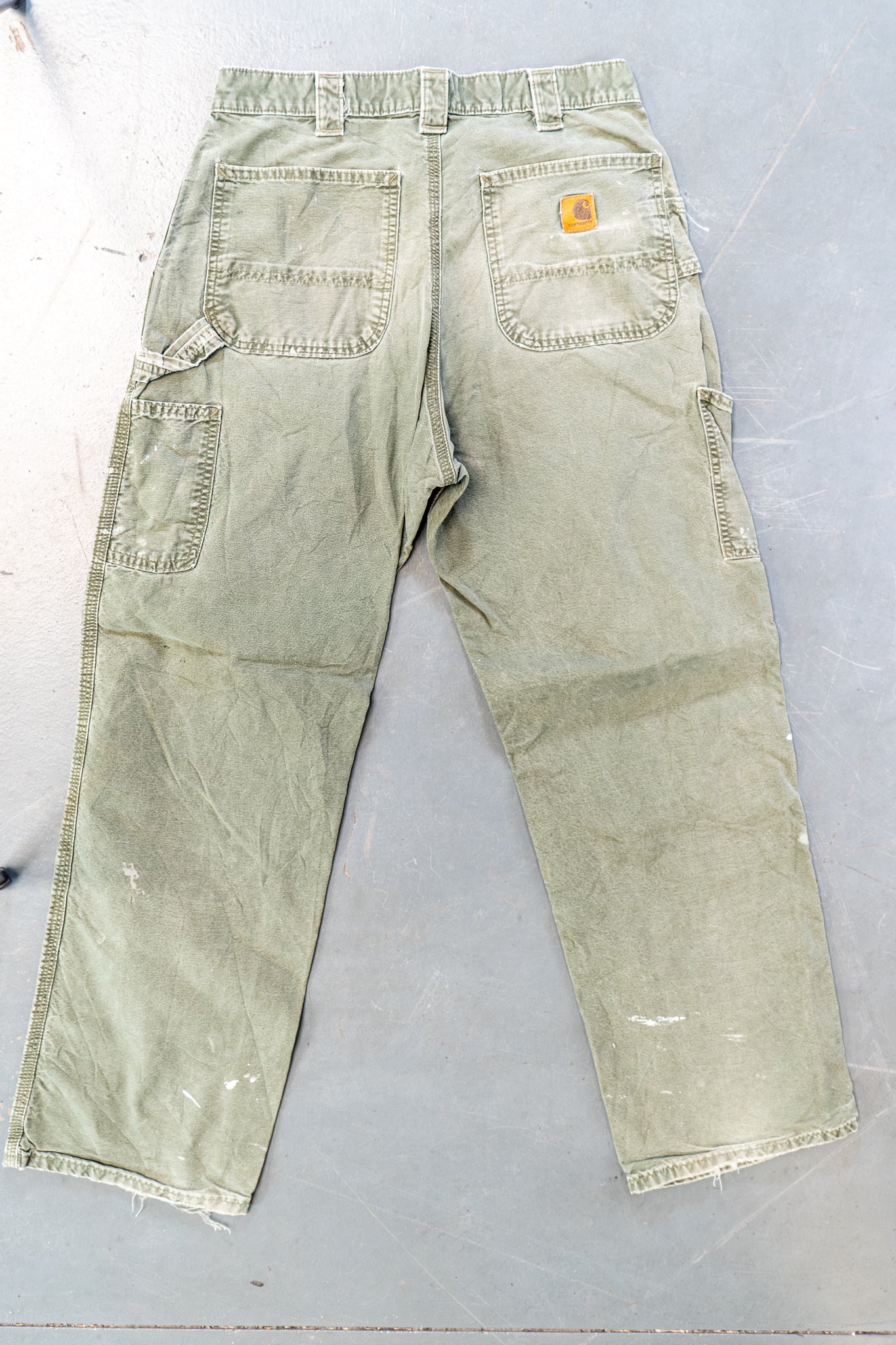 True Vintage Carhartt Carpenter Trousers – Green, w31,L30 Regular (1990s)