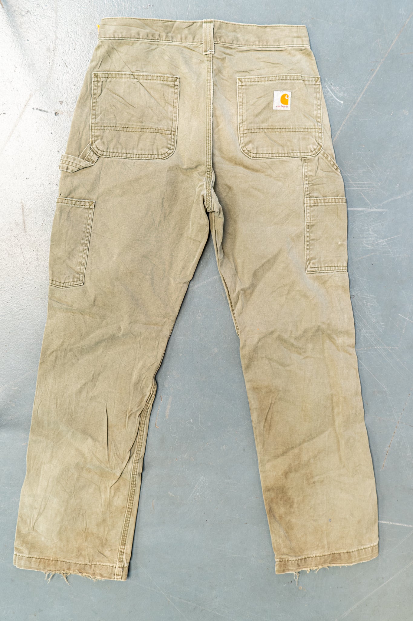 True Vintage Carhartt Carpenter Trousers – Green, w29,L29 Regular (1990s)