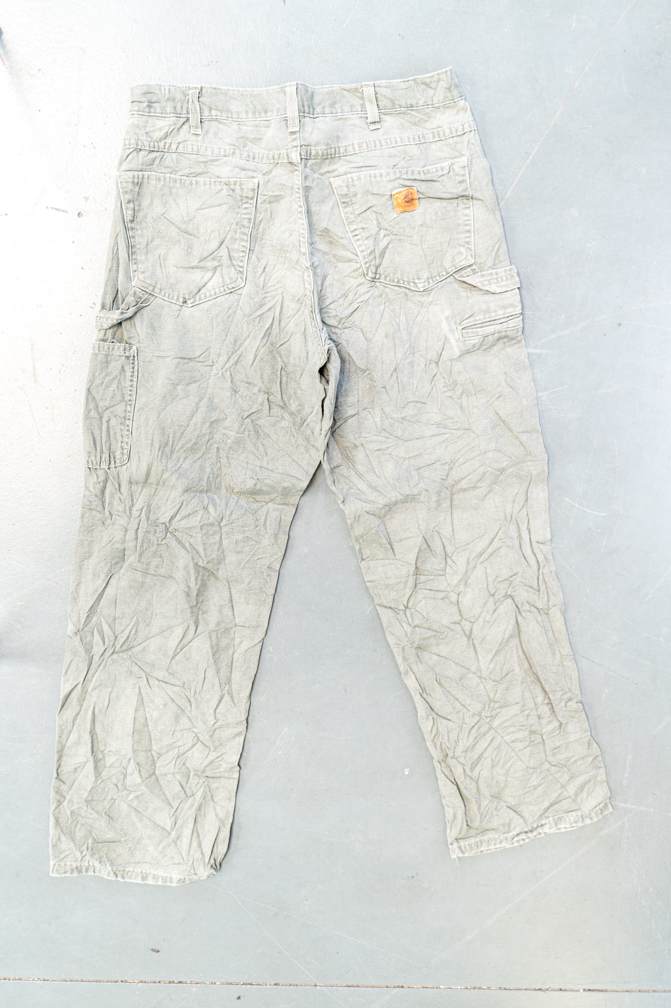 True Vintage Carhartt Carpenter Trousers – Green, w32,L28 Regular (1990s)