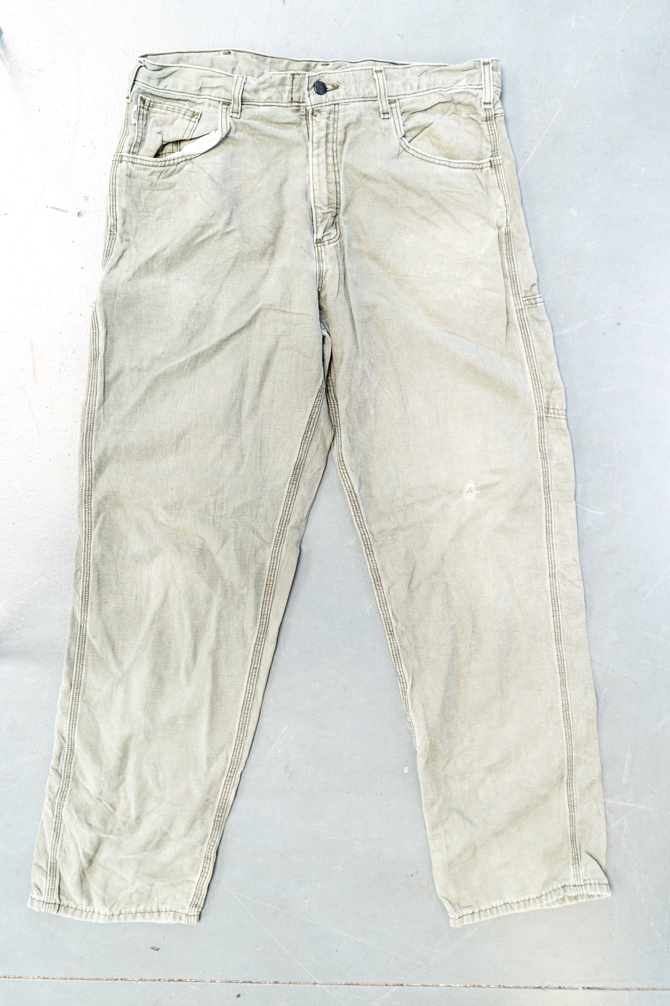 True Vintage Carhartt Carpenter Trousers – Green, w36,L34 Regular (1990s)