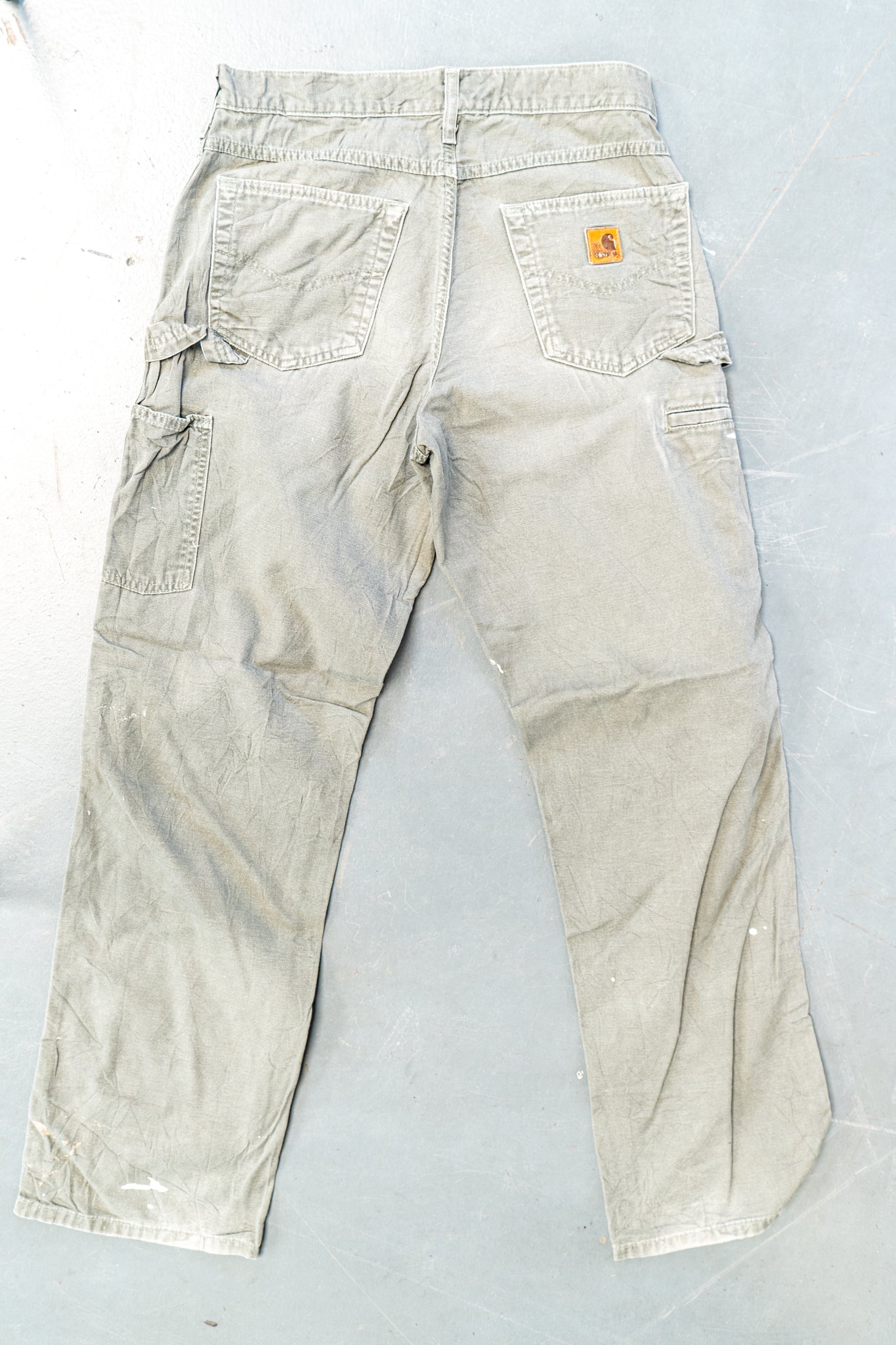 True Vintage Carhartt Carpenter Trousers – Green, w30,L32 Regular (1990s)