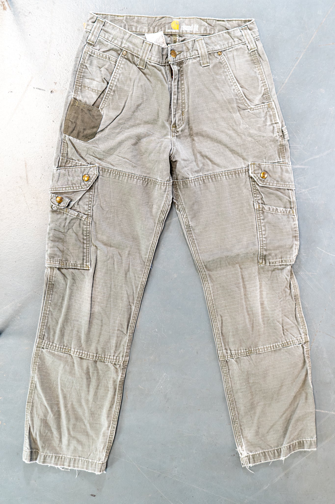 True Vintage Carhartt Carpenter Trousers – Green, w30,L31 Regular (1990s)