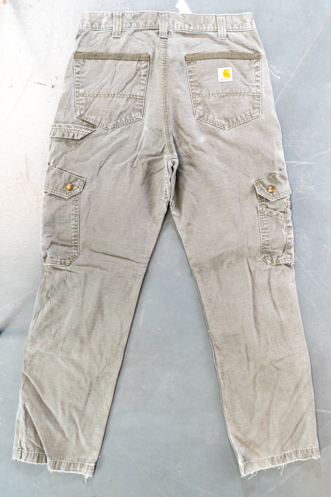 True Vintage Carhartt Carpenter Trousers – Green, w30,L31 Regular (1990s)