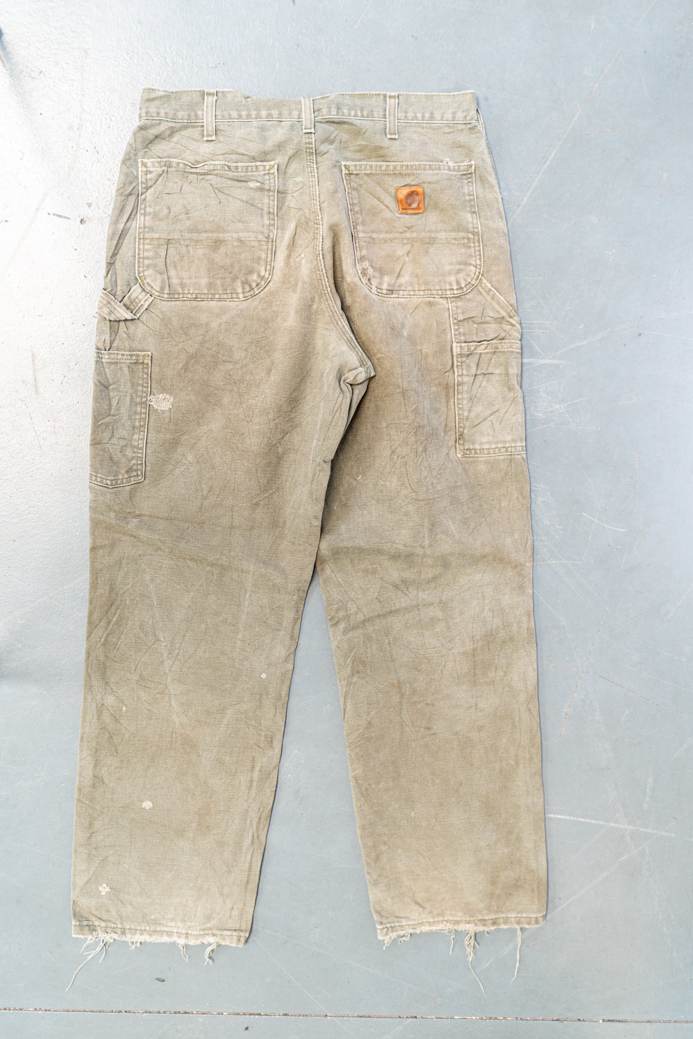 True Vintage Carhartt Carpenter Trousers – Green, w32,L30 Regular (1990s)