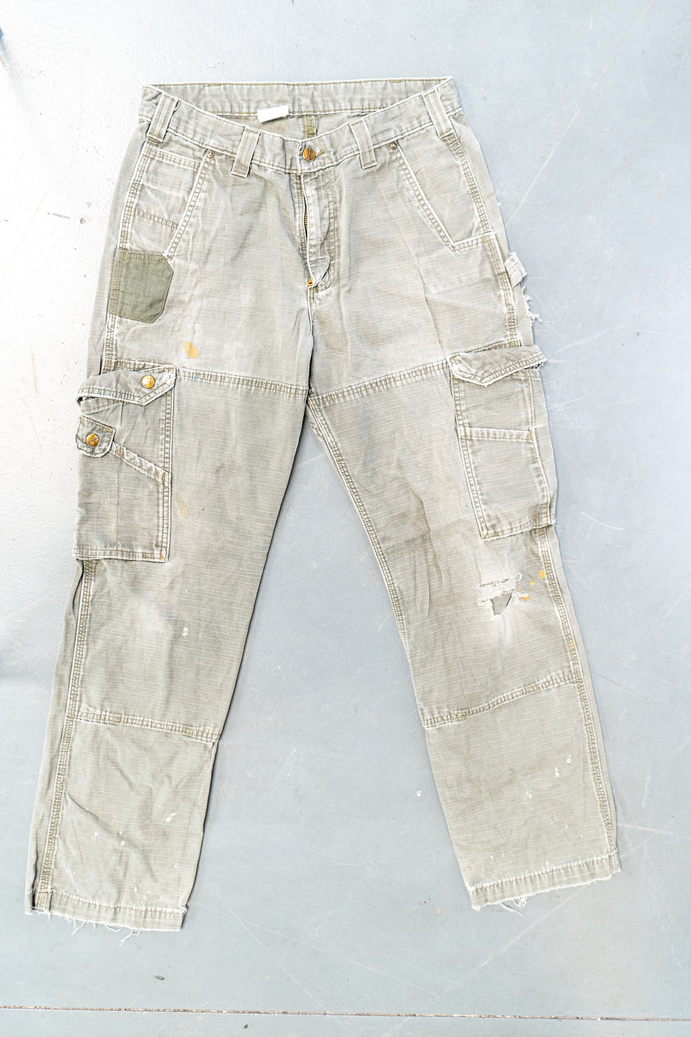 True Vintage Carhartt Carpenter Trousers – Green, w30,L30 Regular (1990s)