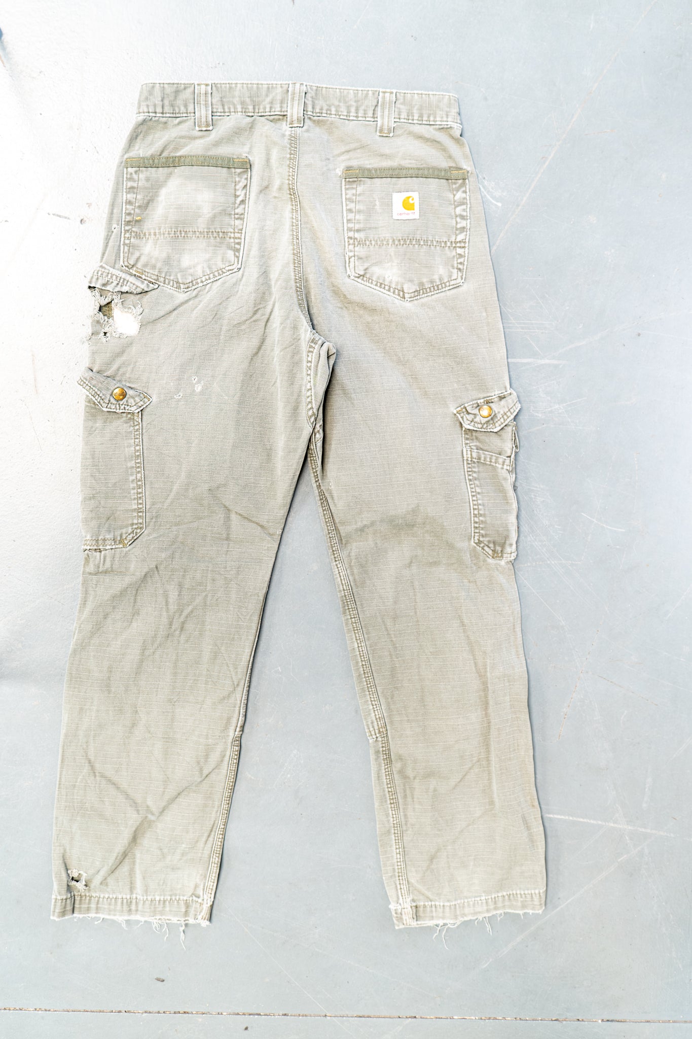 True Vintage Carhartt Carpenter Trousers – Green, w30,L30 Regular (1990s)