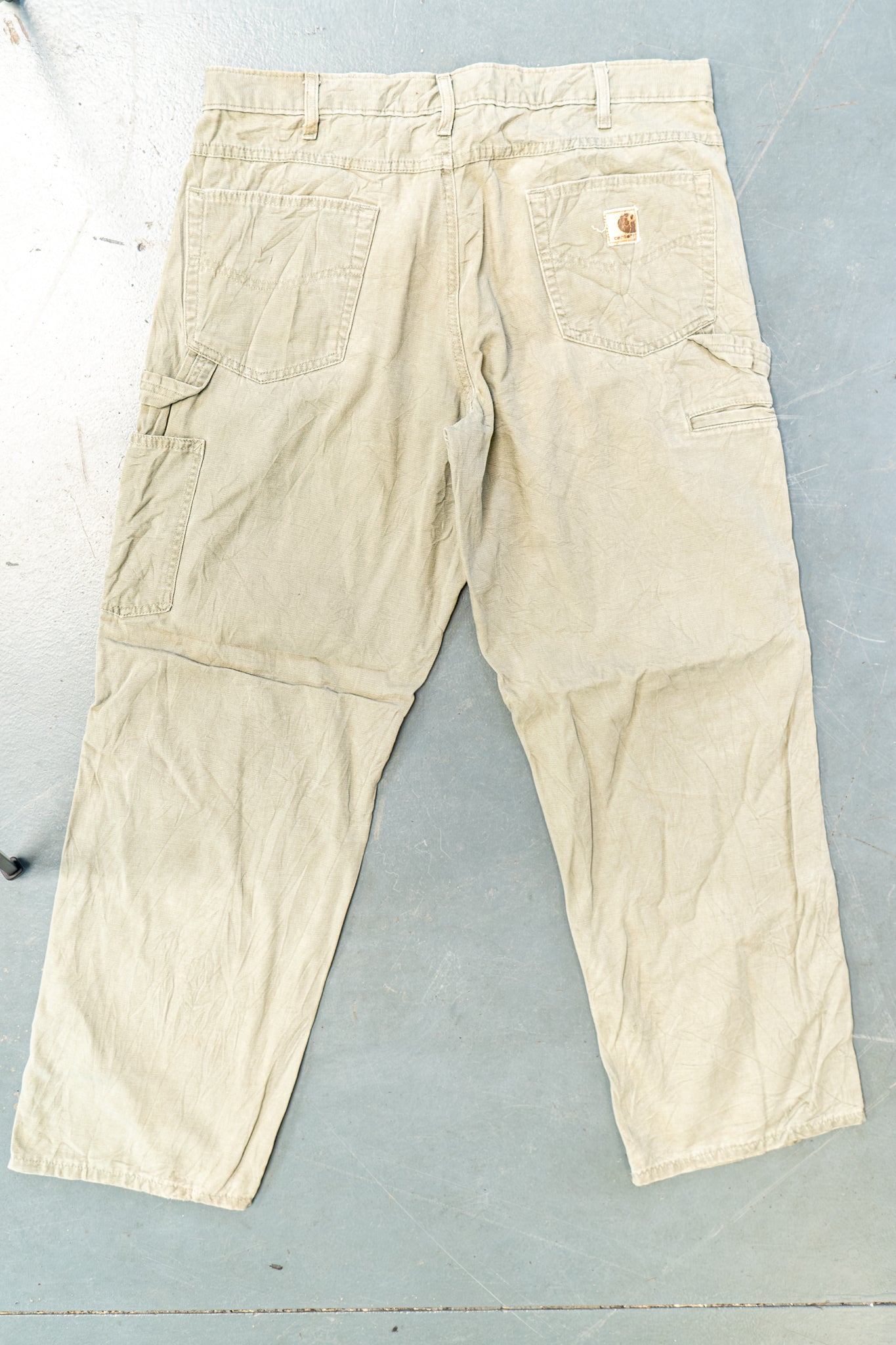 True Vintage Carhartt Carpenter Trousers – Green, w36,L30 Regular (1990s)