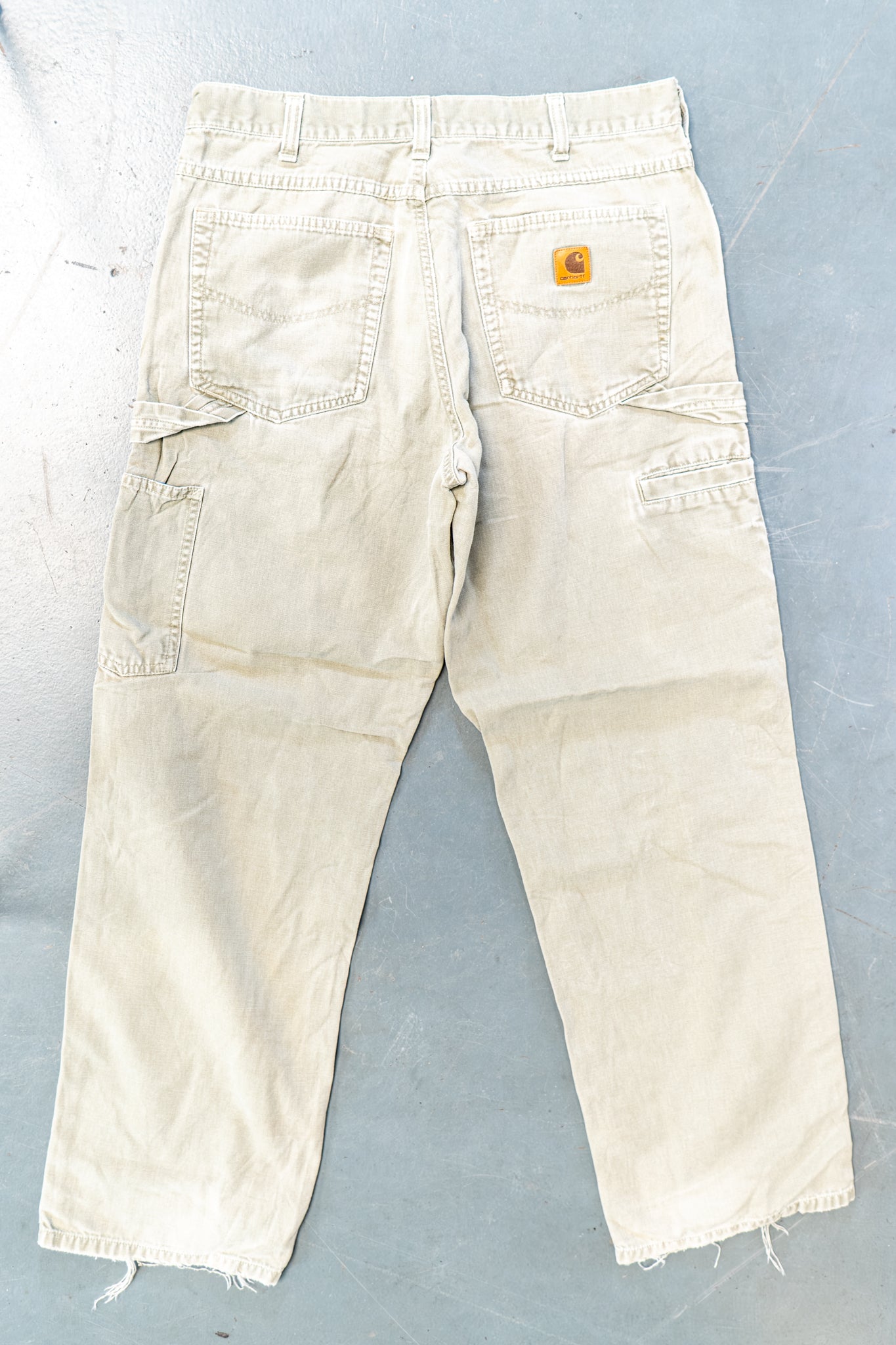 True Vintage Carhartt Carpenter Trousers – Green, w32,L31 Regular (1990s)