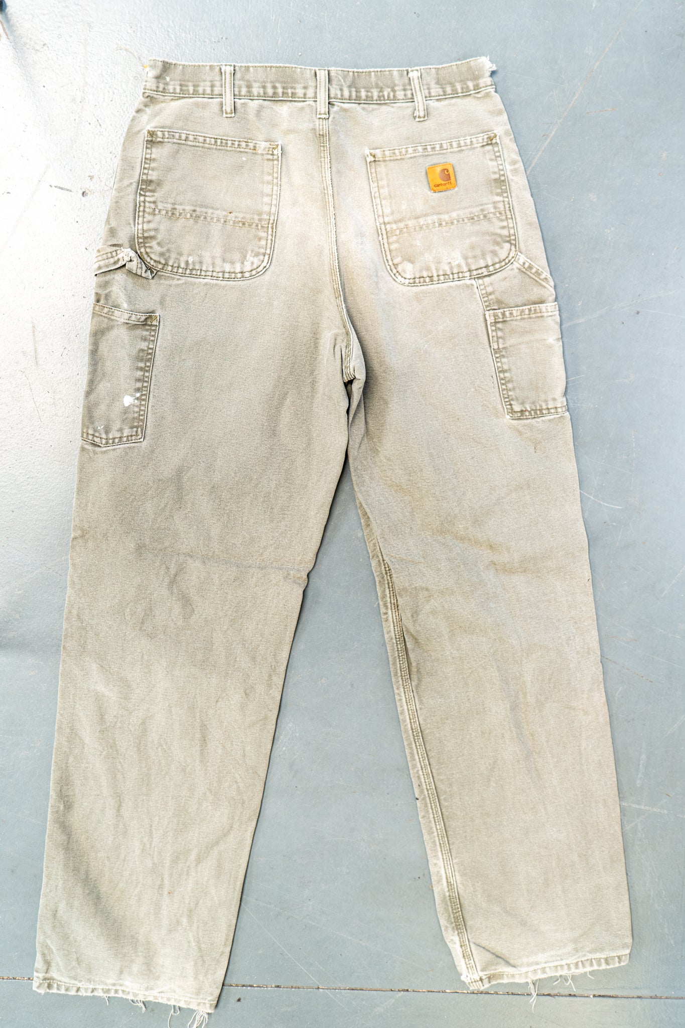 True Vintage Carhartt Carpenter Trousers – Green, w32,L34 Regular (1990s)
