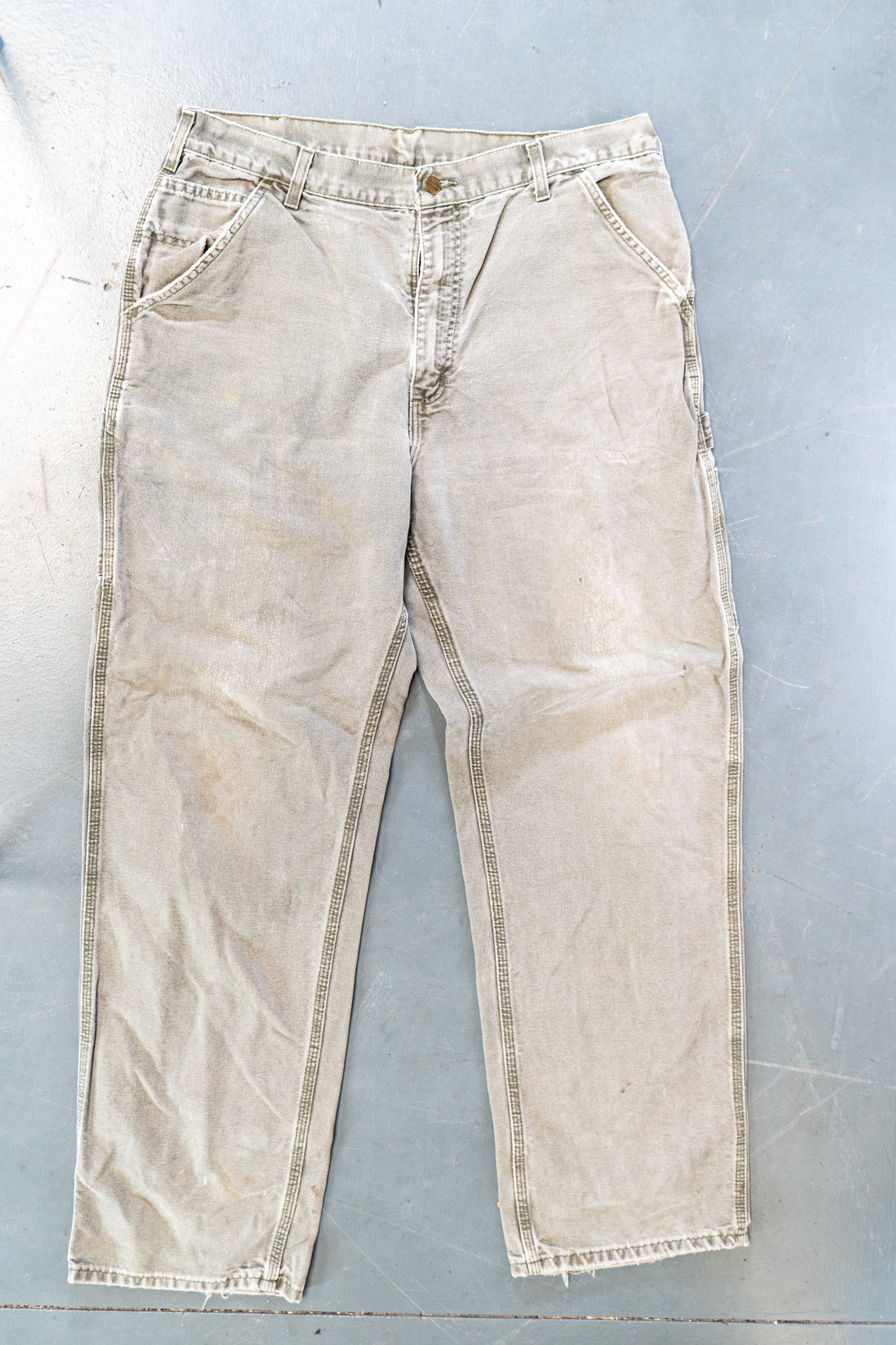 True Vintage Carhartt Carpenter Trousers – Green, w36,L33 Regular (1990s)