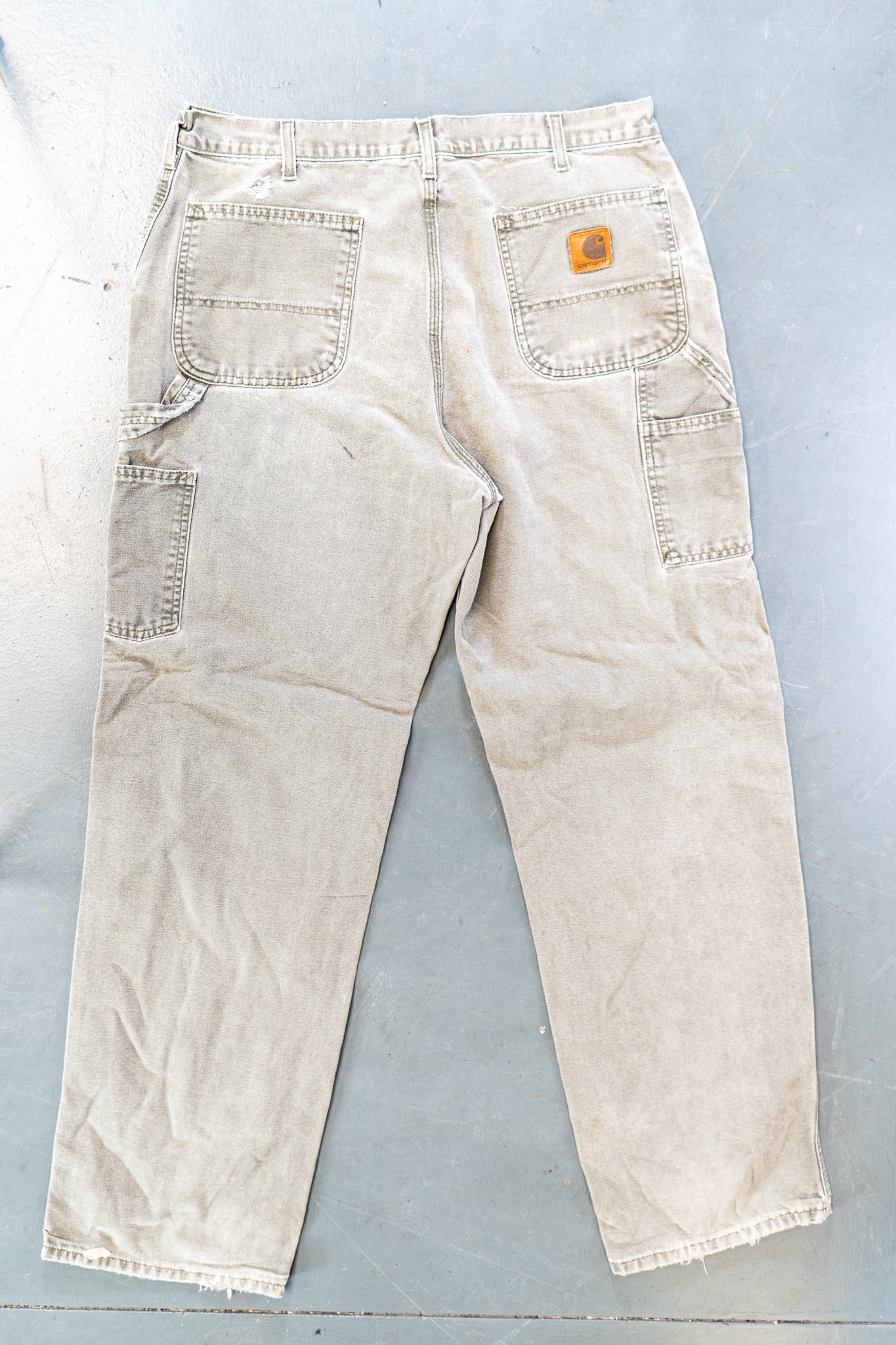 True Vintage Carhartt Carpenter Trousers – Green, w36,L33 Regular (1990s)