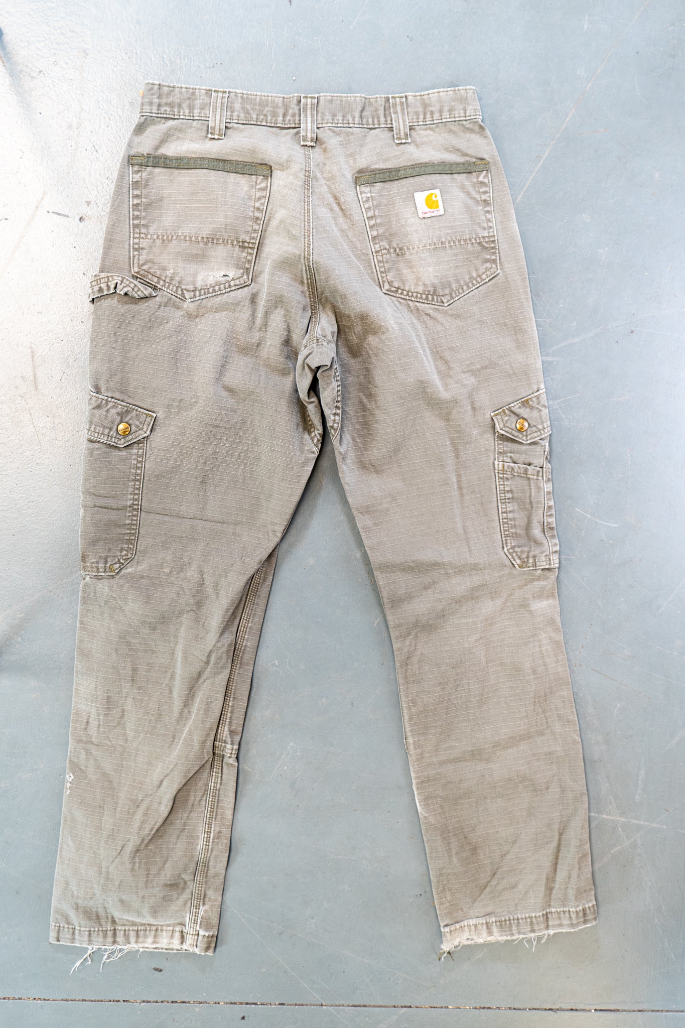 True Vintage Carhartt Carpenter Trousers – Green, w32,L32 Regular (1990s)