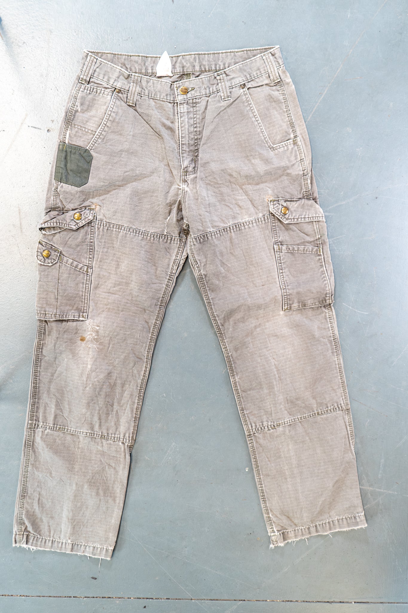 True Vintage Carhartt Carpenter Trousers – Green, w32,L30 Regular (1990s)