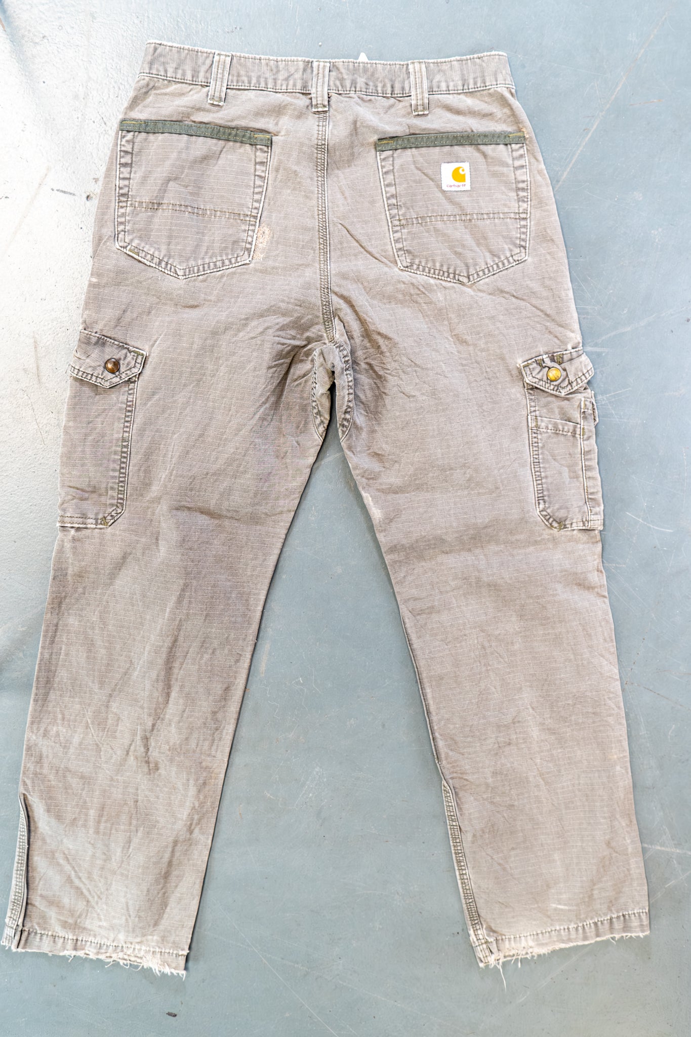 True Vintage Carhartt Carpenter Trousers – Green, w32,L30 Regular (1990s)