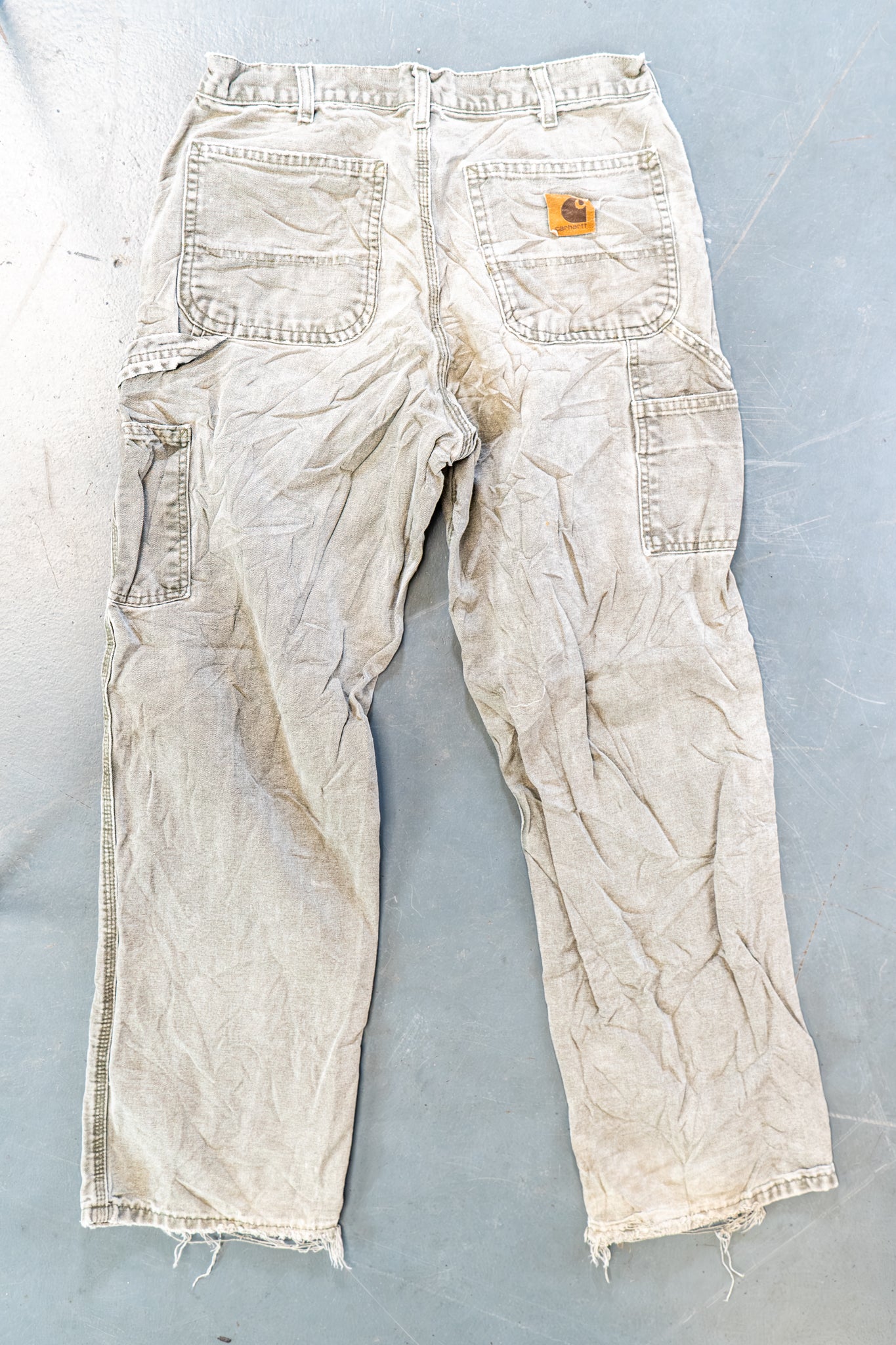 True Vintage Carhartt Carpenter Trousers – Green, w31,L30 Regular (1990s)