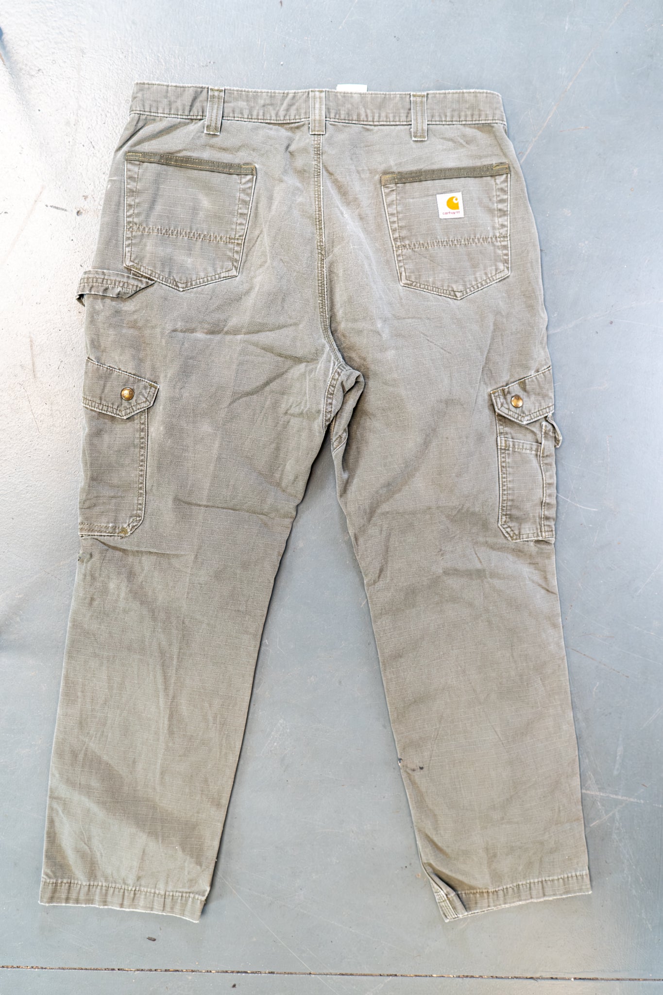 True Vintage Carhartt Carpenter Trousers – Green, w36,L30 Regular (1990s)