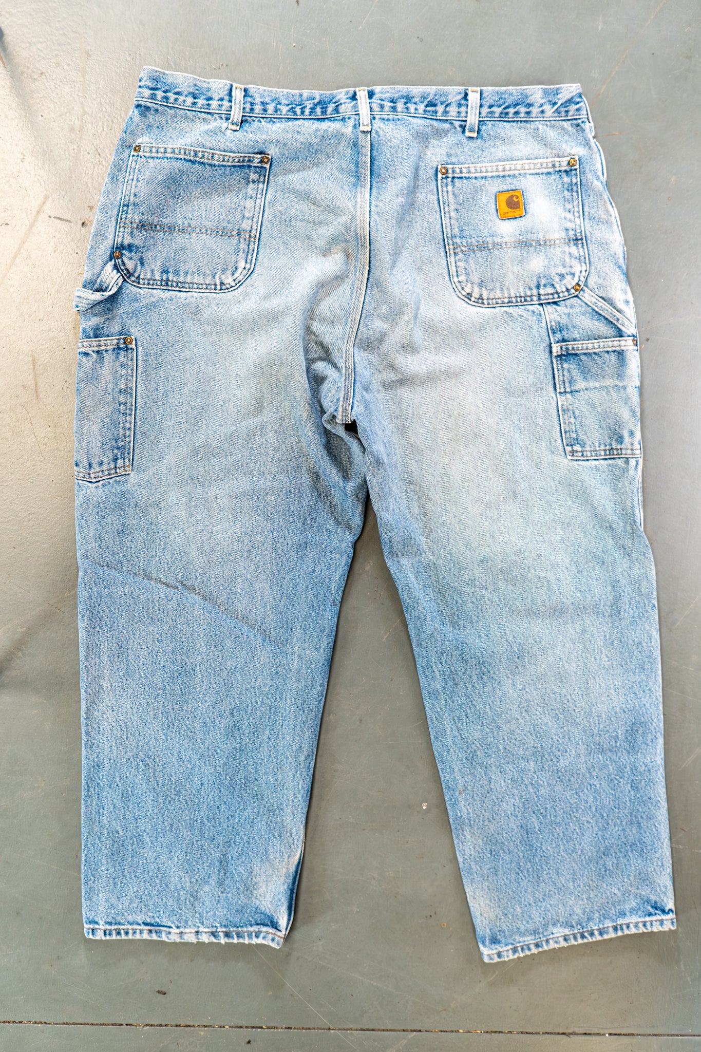 True Vintage Carhartt Carpenter Trousers  - Double knee  – Denim, w42,L29 Regular (1990s)