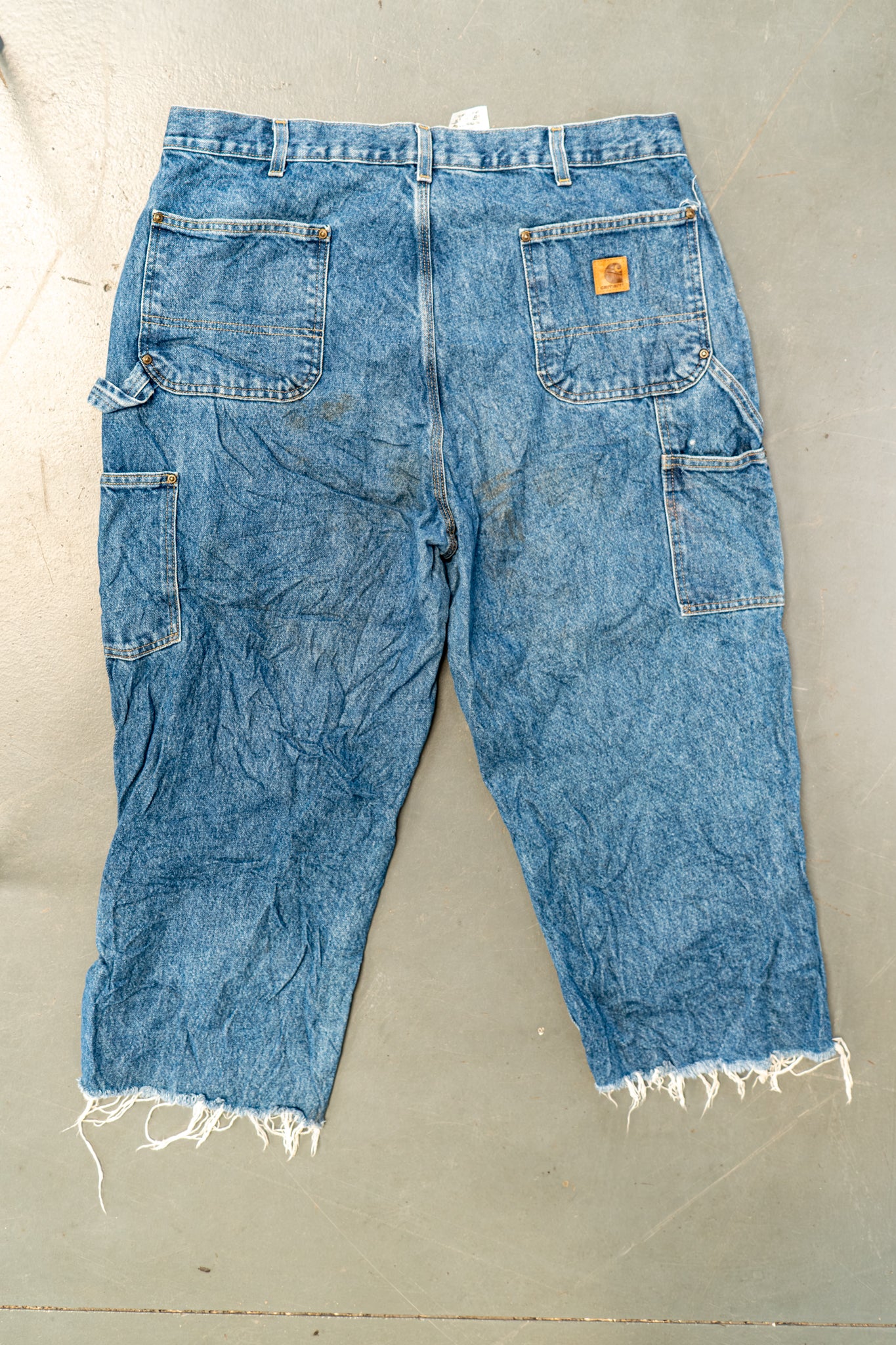 True Vintage Carhartt Carpenter Trousers - Double knee  – Denim, w38,L24 Regular (1990s)