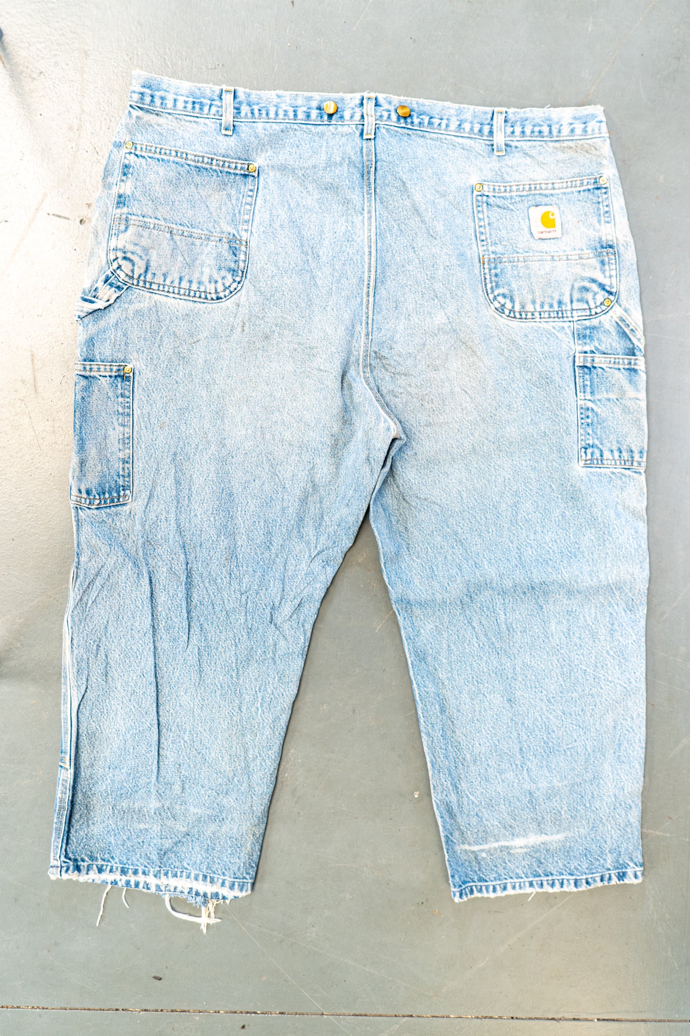 True Vintage Carhartt Carpenter Trousers - Double knee – Denim, w46,L25 Regular (1990s)