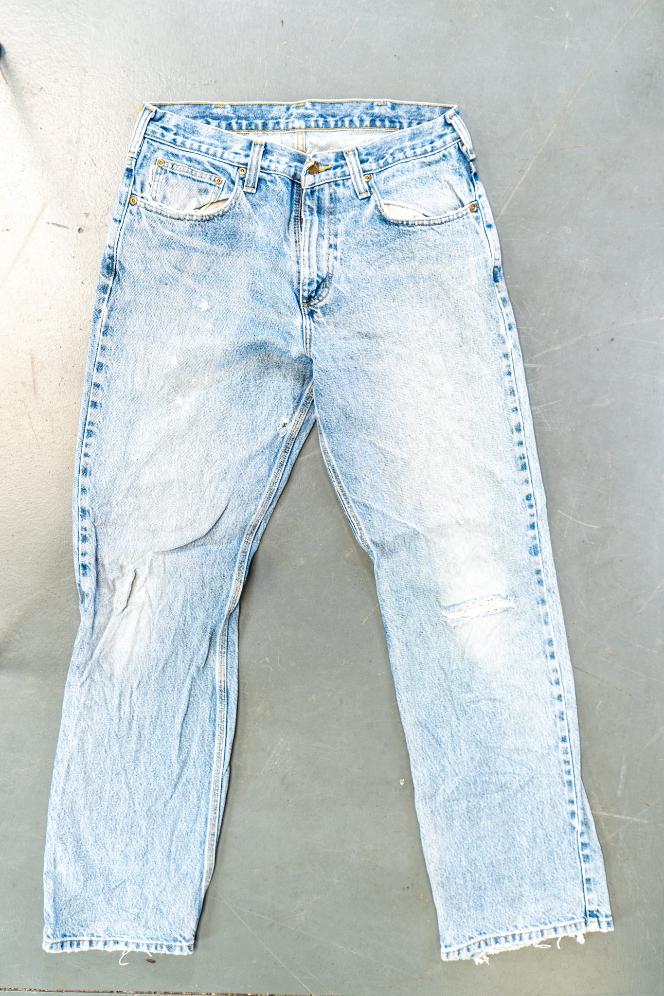 True Vintage Carhartt Carpenter Trousers – Denim, w31,L33 Regular (1990s)