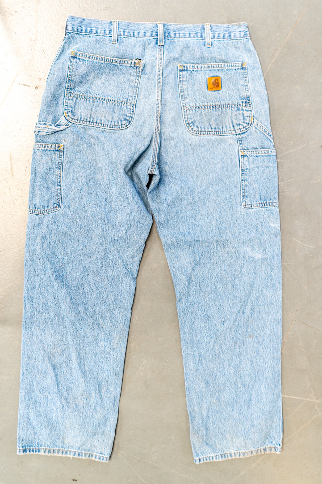 True Vintage Carhartt Carpenter Trousers – Denim, w34,L30 Regular (1990s)