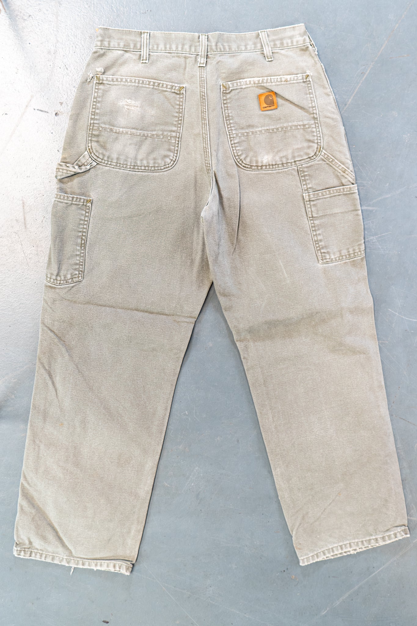 True Vintage Carhartt Carpenter Trousers – Green, w30,L28 Regular (1990s)