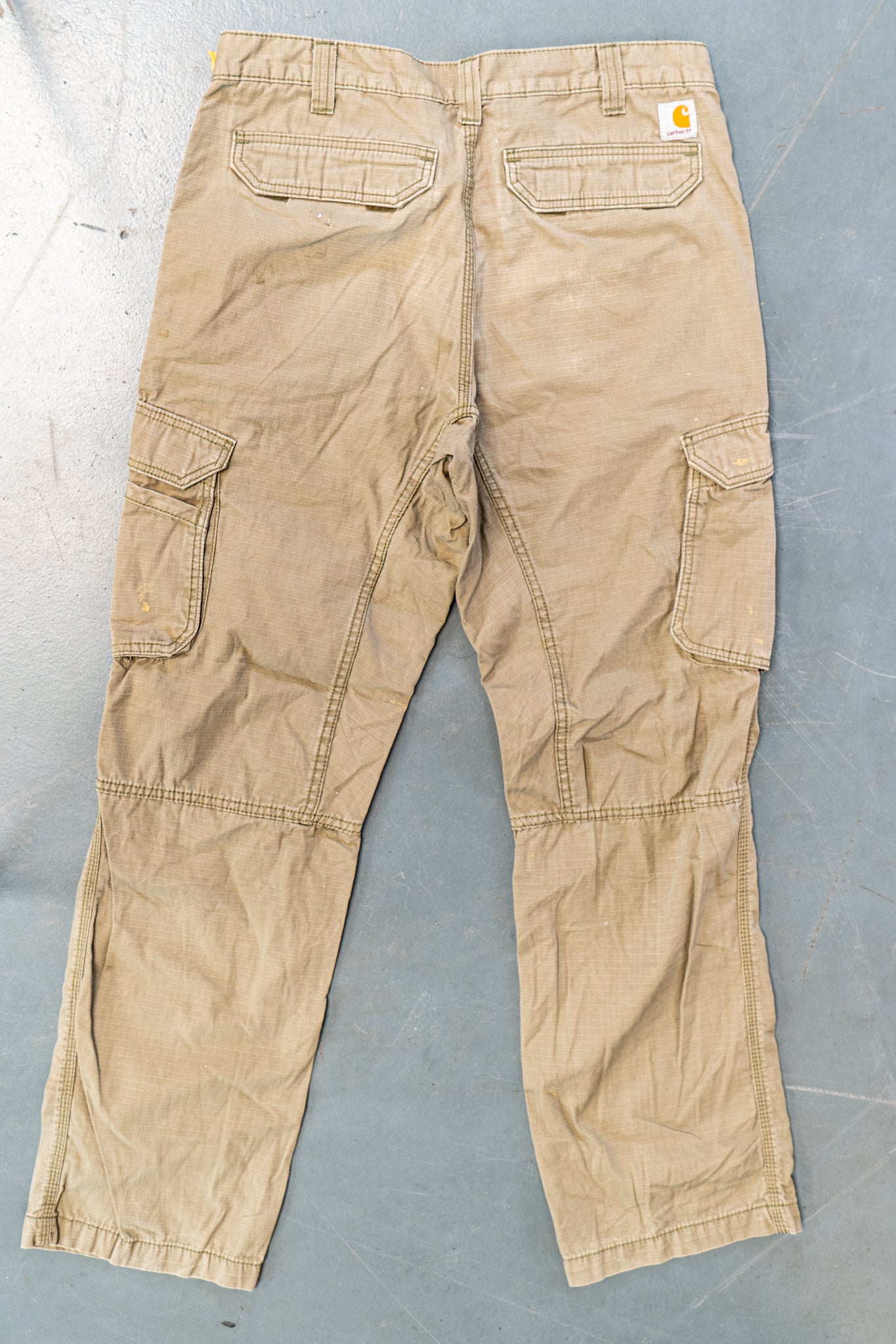 True Vintage Carhartt Carpenter Trousers – Green, w32,L31 Regular (1990s)
