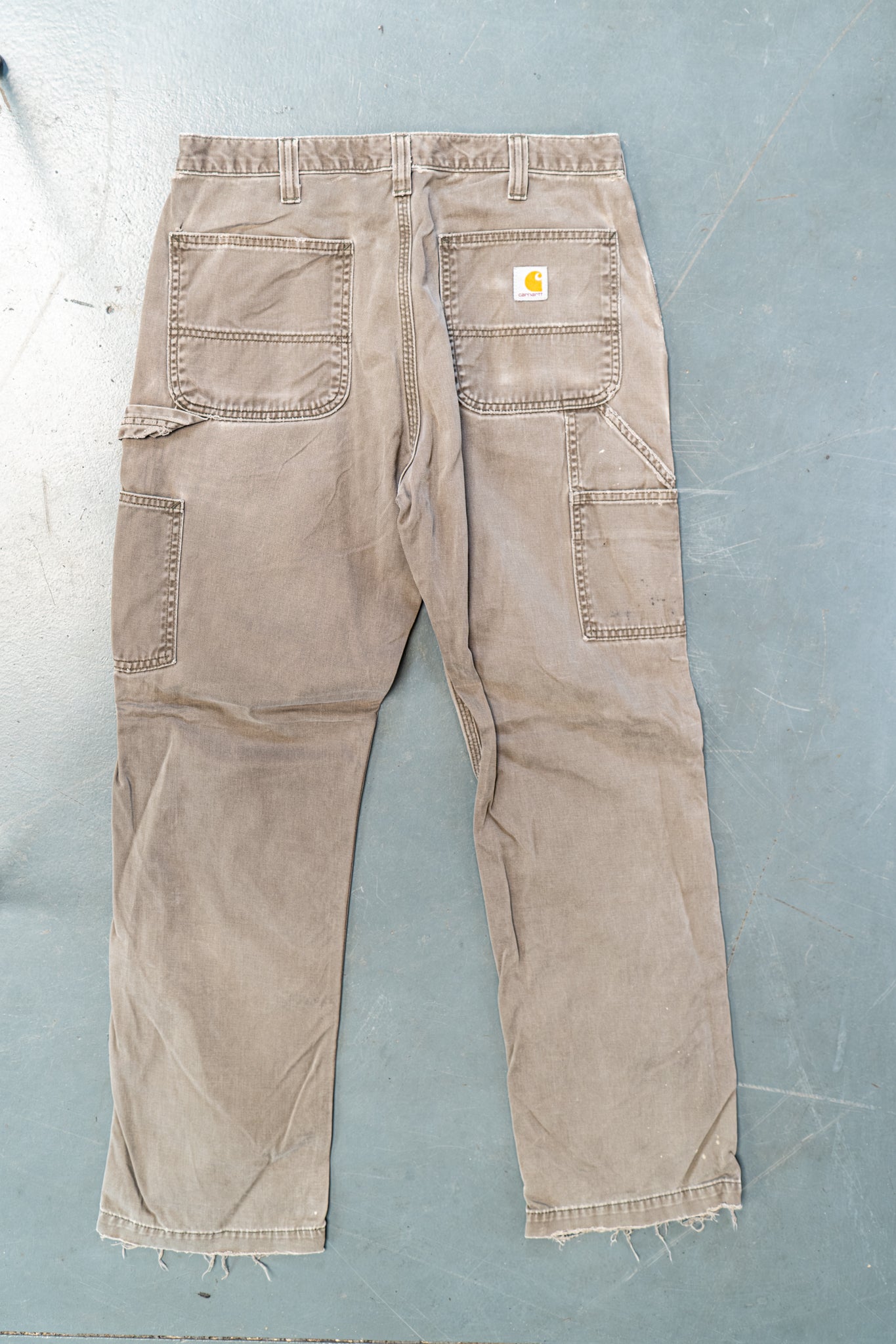 True Vintage Carhartt Carpenter Trousers – Beige, w32,L31 Regular (1990s)
