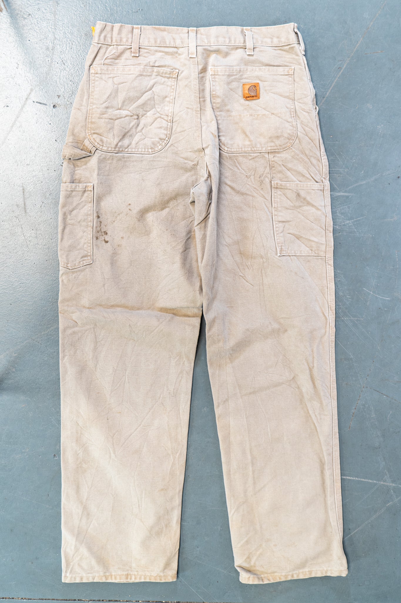 True Vintage Carhartt Carpenter Trousers – Beige, w32,L33 Regular (1990s)